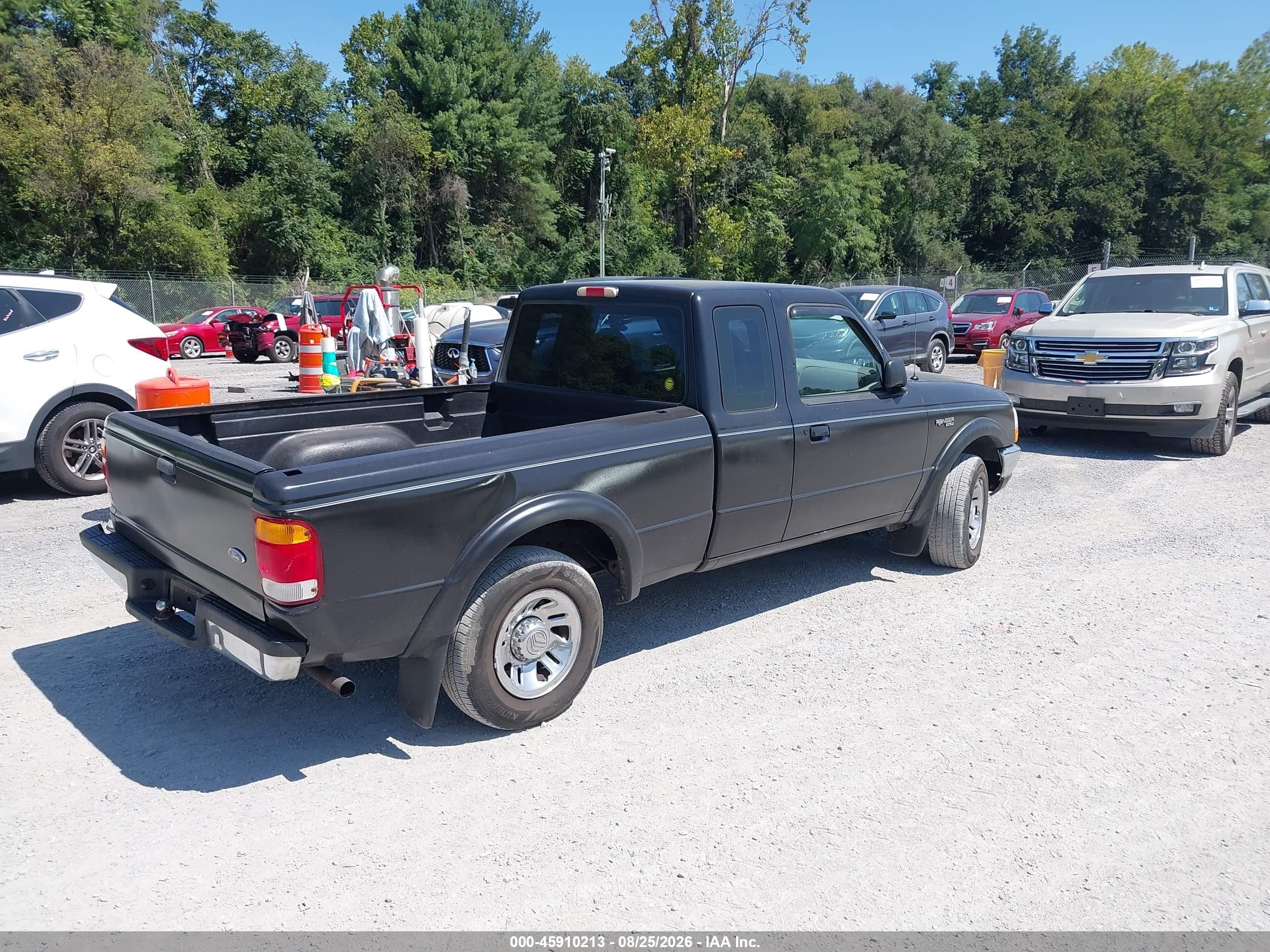 1999 Ford Ranger Xl/xlt Black vin: 1FTYR14V2XPB43313