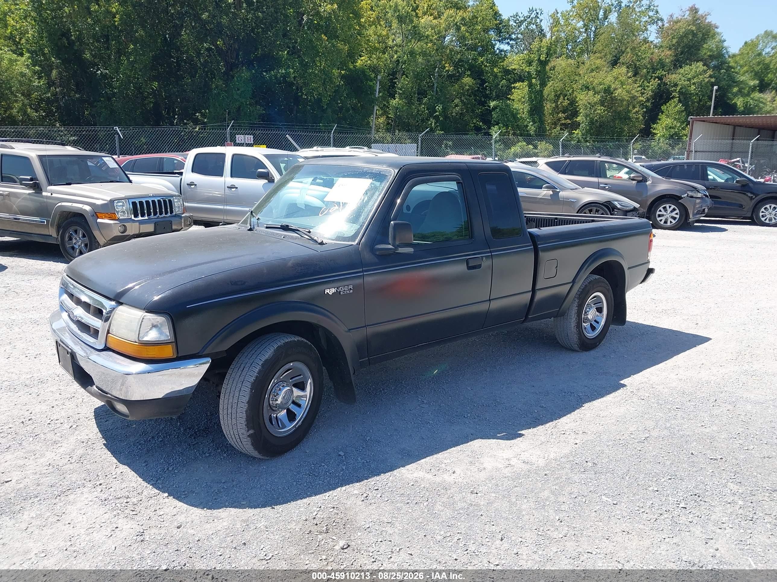 1999 Ford Ranger Xl/xlt Black vin: 1FTYR14V2XPB43313