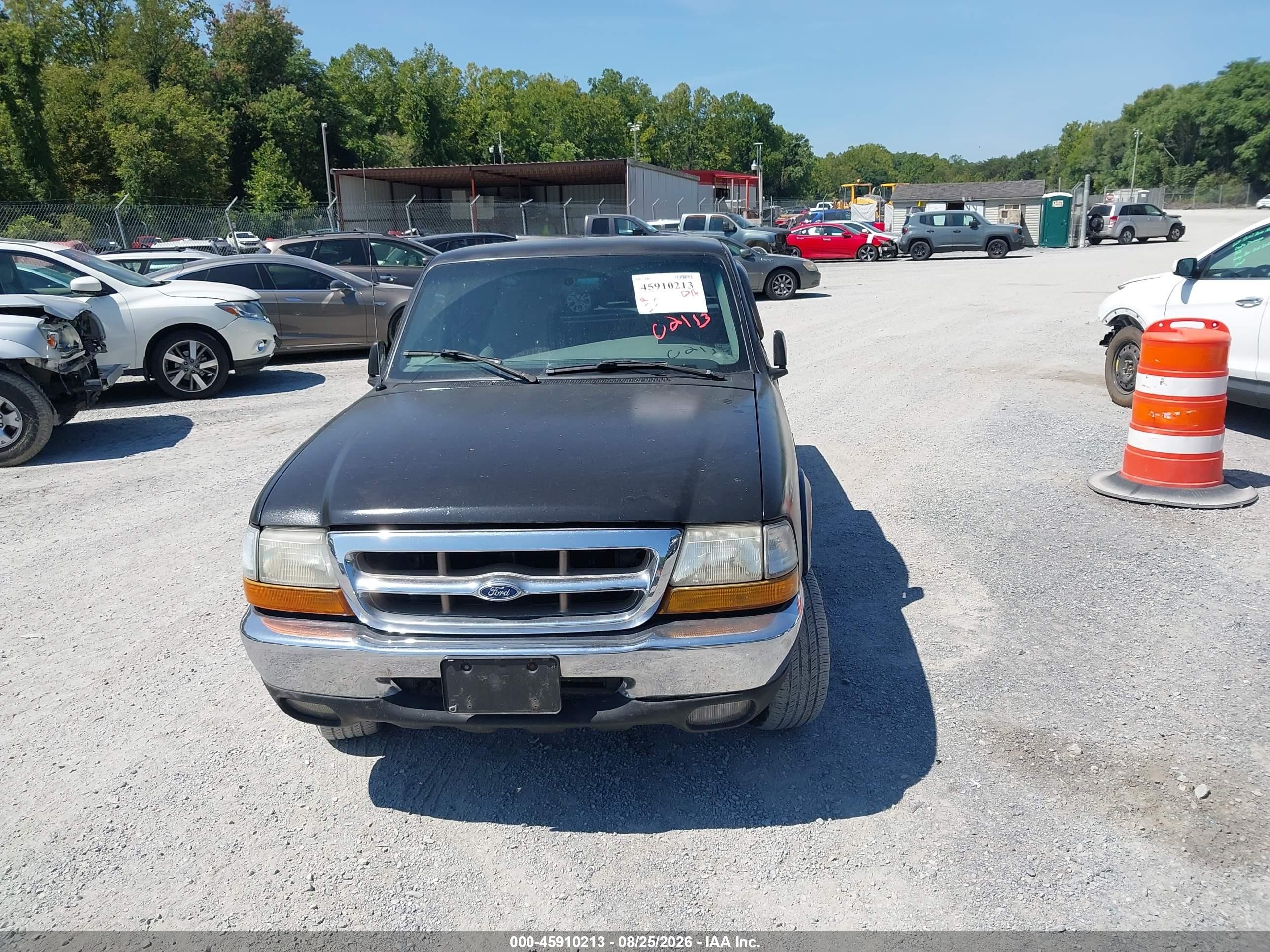 1999 Ford Ranger Xl/xlt Black vin: 1FTYR14V2XPB43313