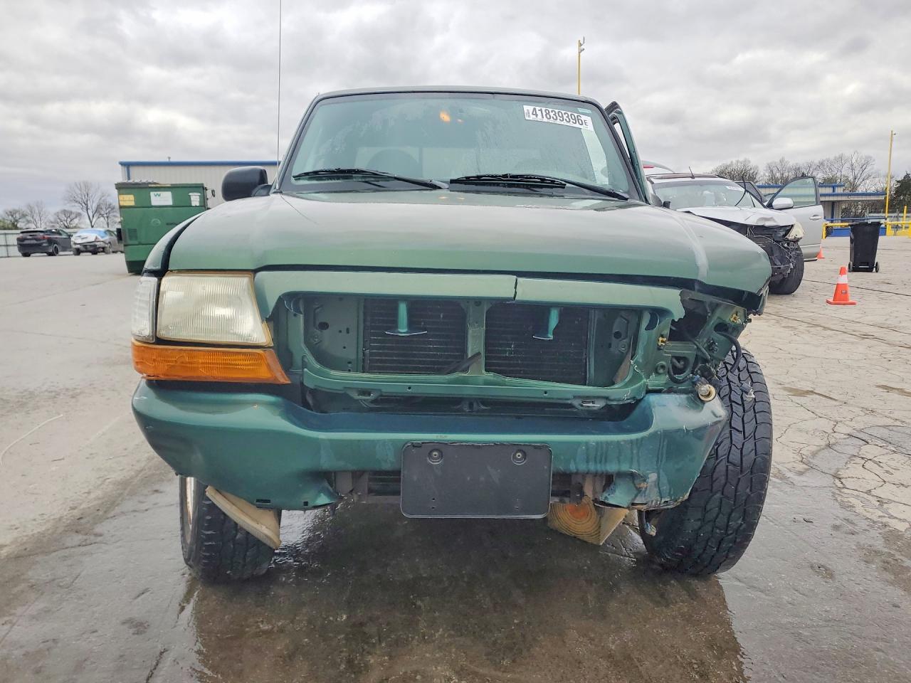 1999 Ford Ranger Super Cab Green vin: 1FTYR14V2XPB80068