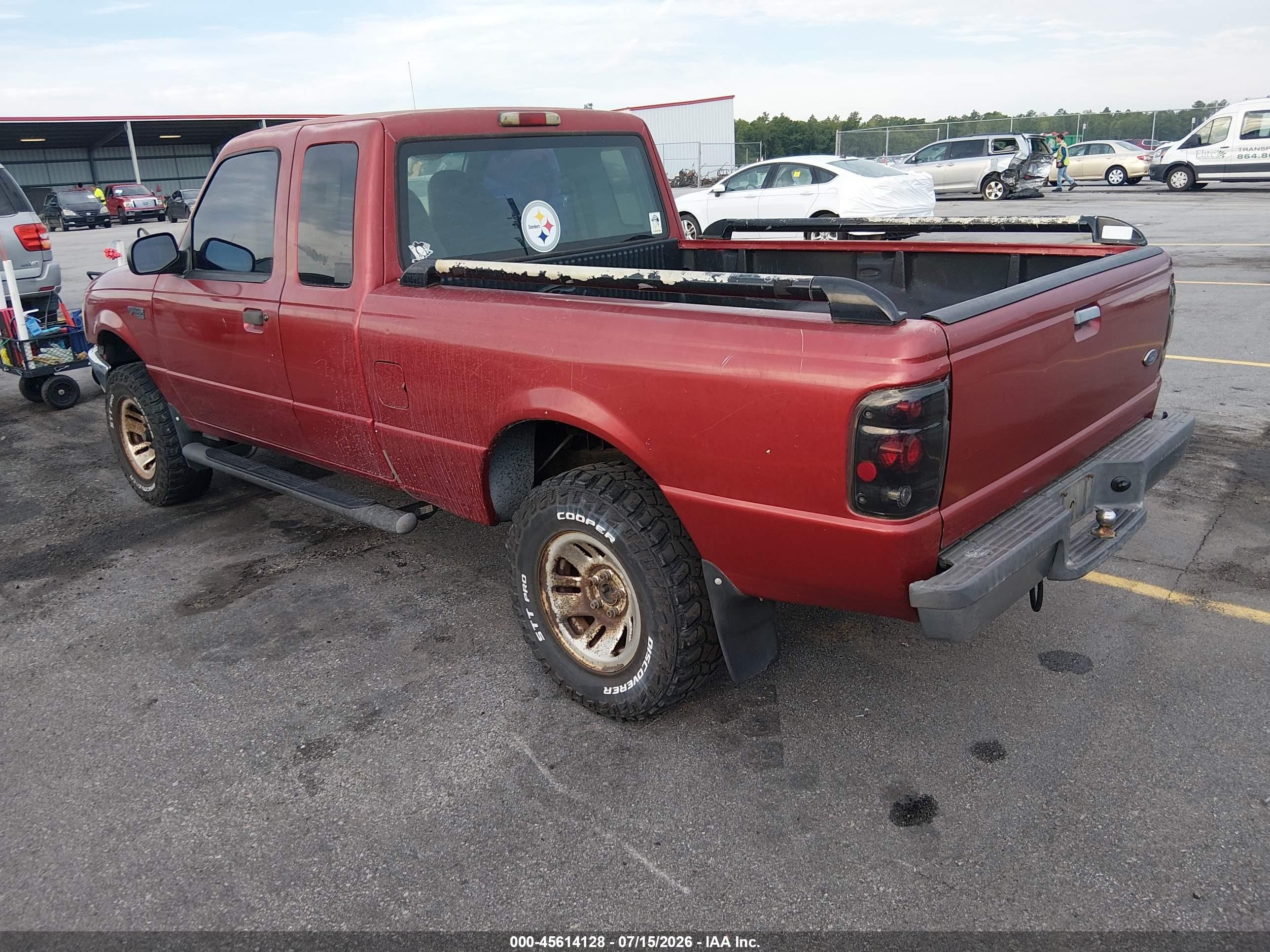 1999 Ford Ranger Xl/xlt Red vin: 1FTYR14V2XTA22711