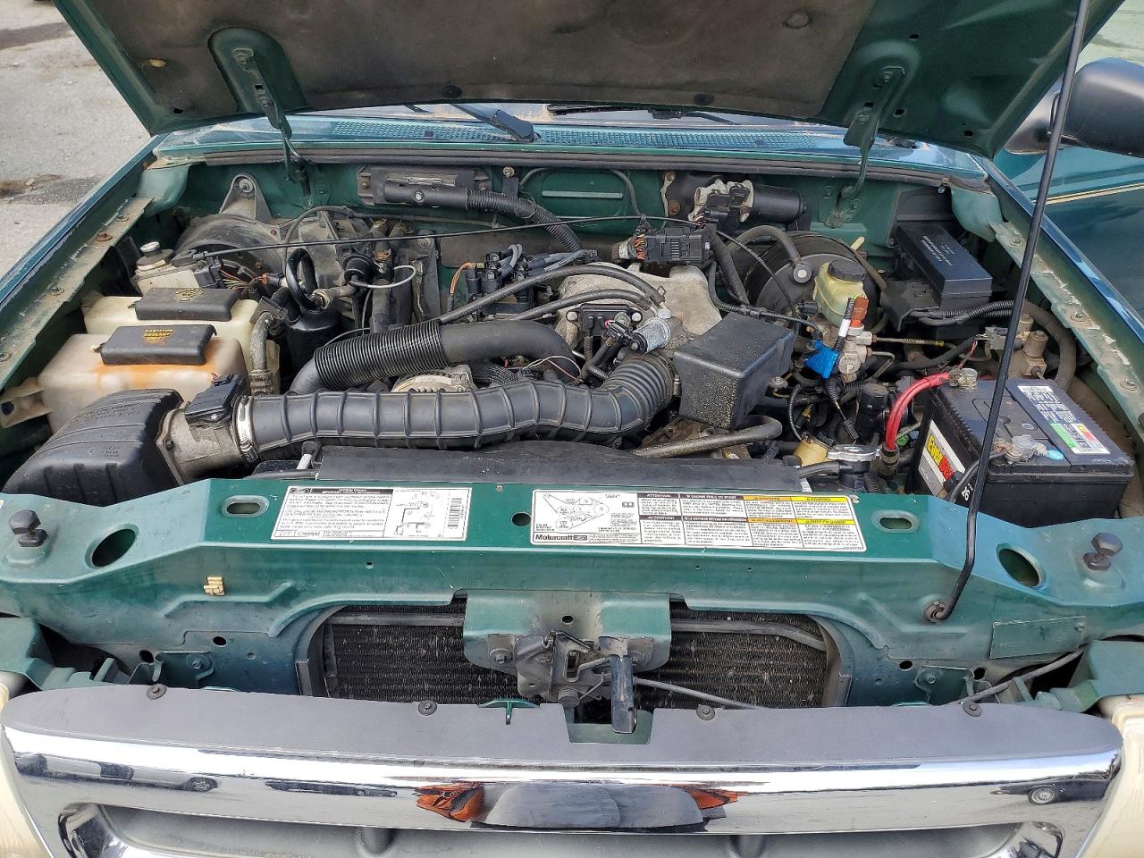 2000 Ford Ranger Super Cab Green vin: 1FTYR14V2YPA82062