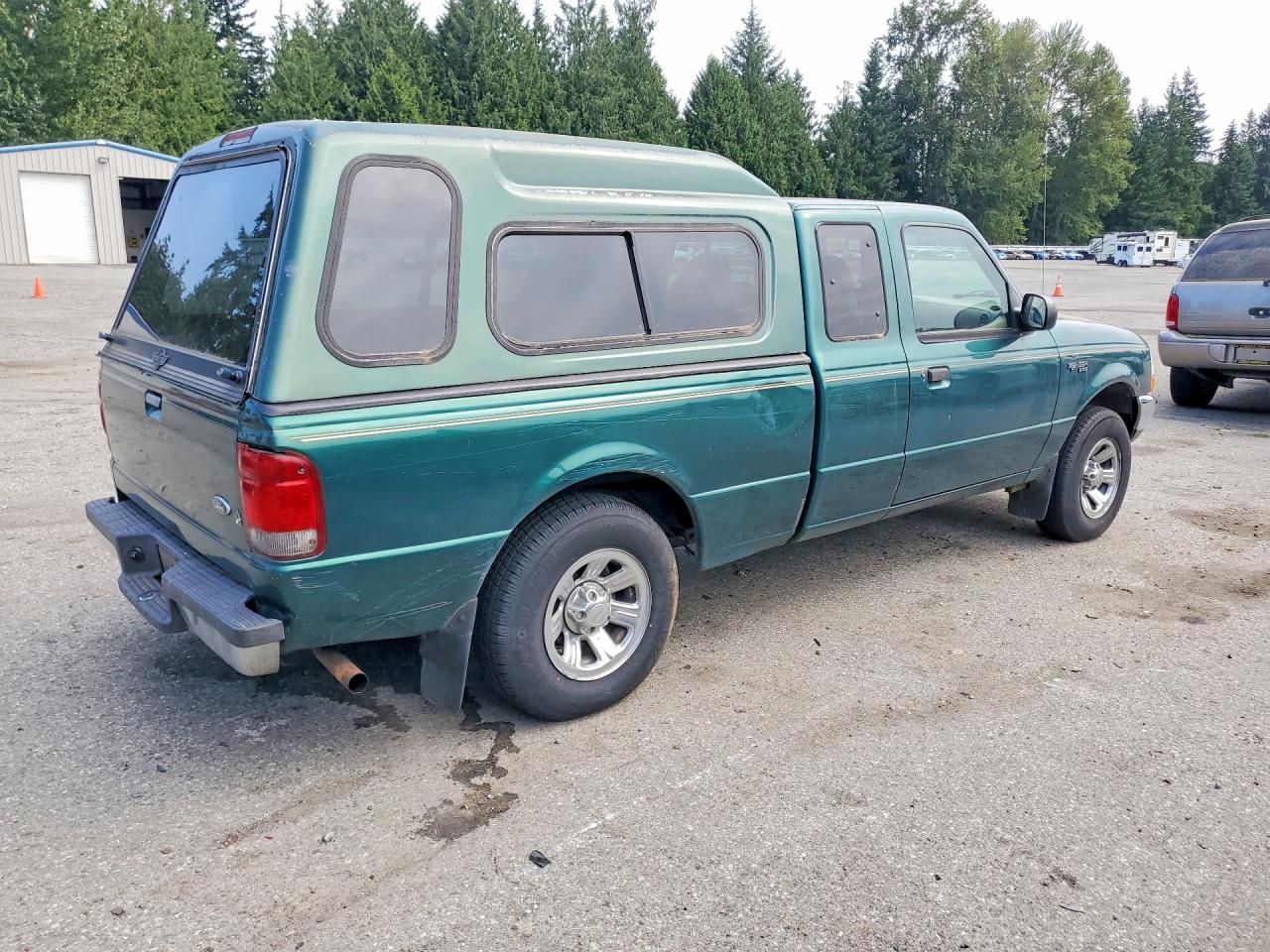 2000 Ford Ranger Super Cab Green vin: 1FTYR14V2YPA82062