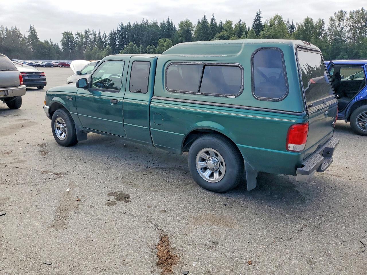 2000 Ford Ranger Super Cab Green vin: 1FTYR14V2YPA82062