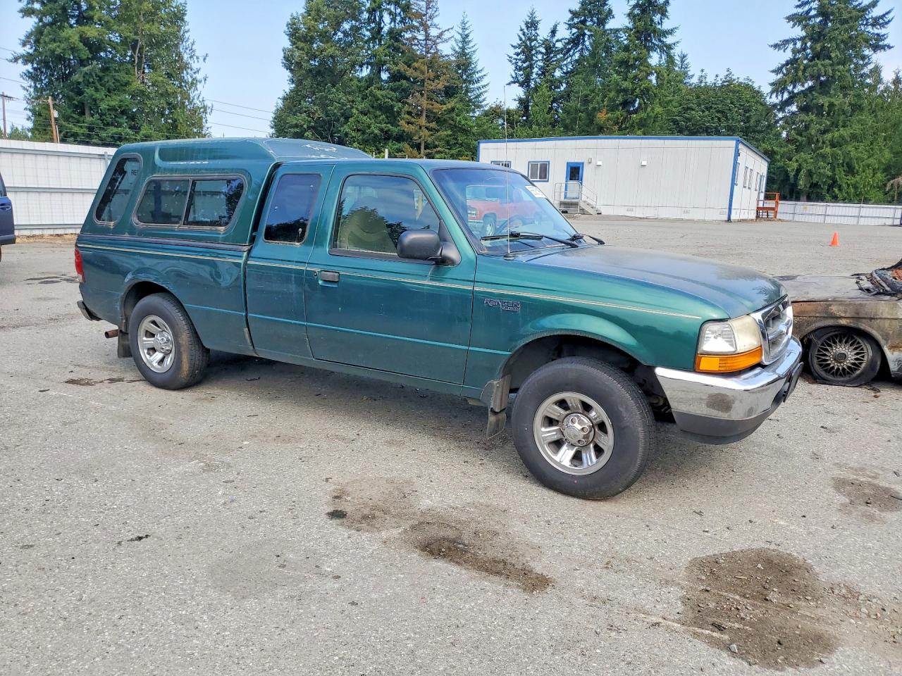 2000 Ford Ranger Super Cab Green vin: 1FTYR14V2YPA82062