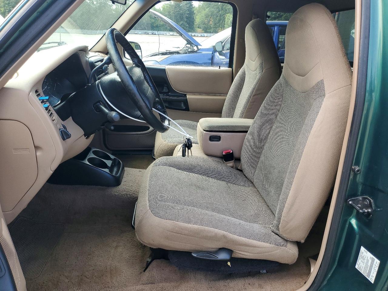 2000 Ford Ranger Super Cab Green vin: 1FTYR14V2YPA82062