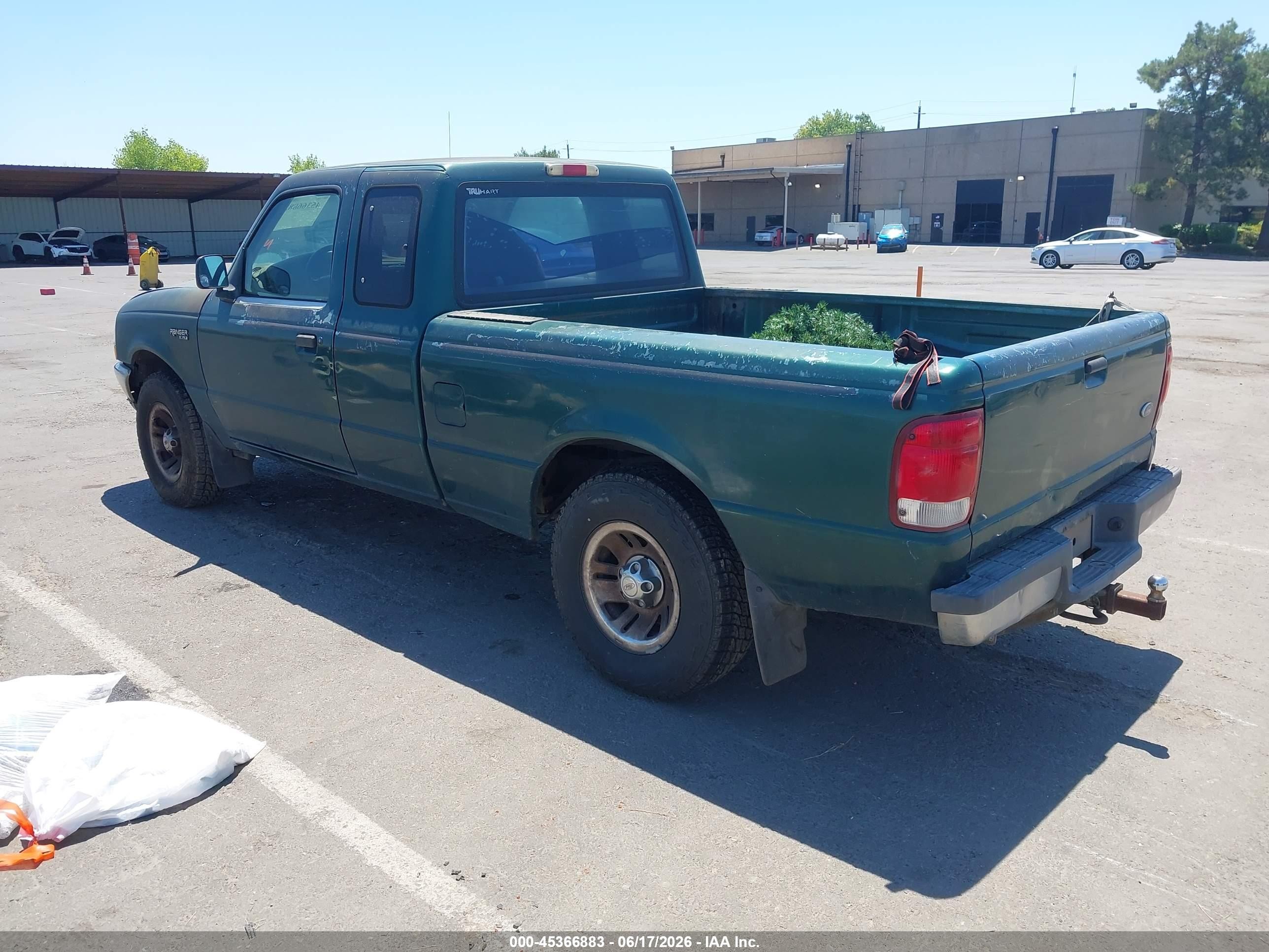2000 Ford Ranger Xl/xlt Green vin: 1FTYR14V2YPA85821