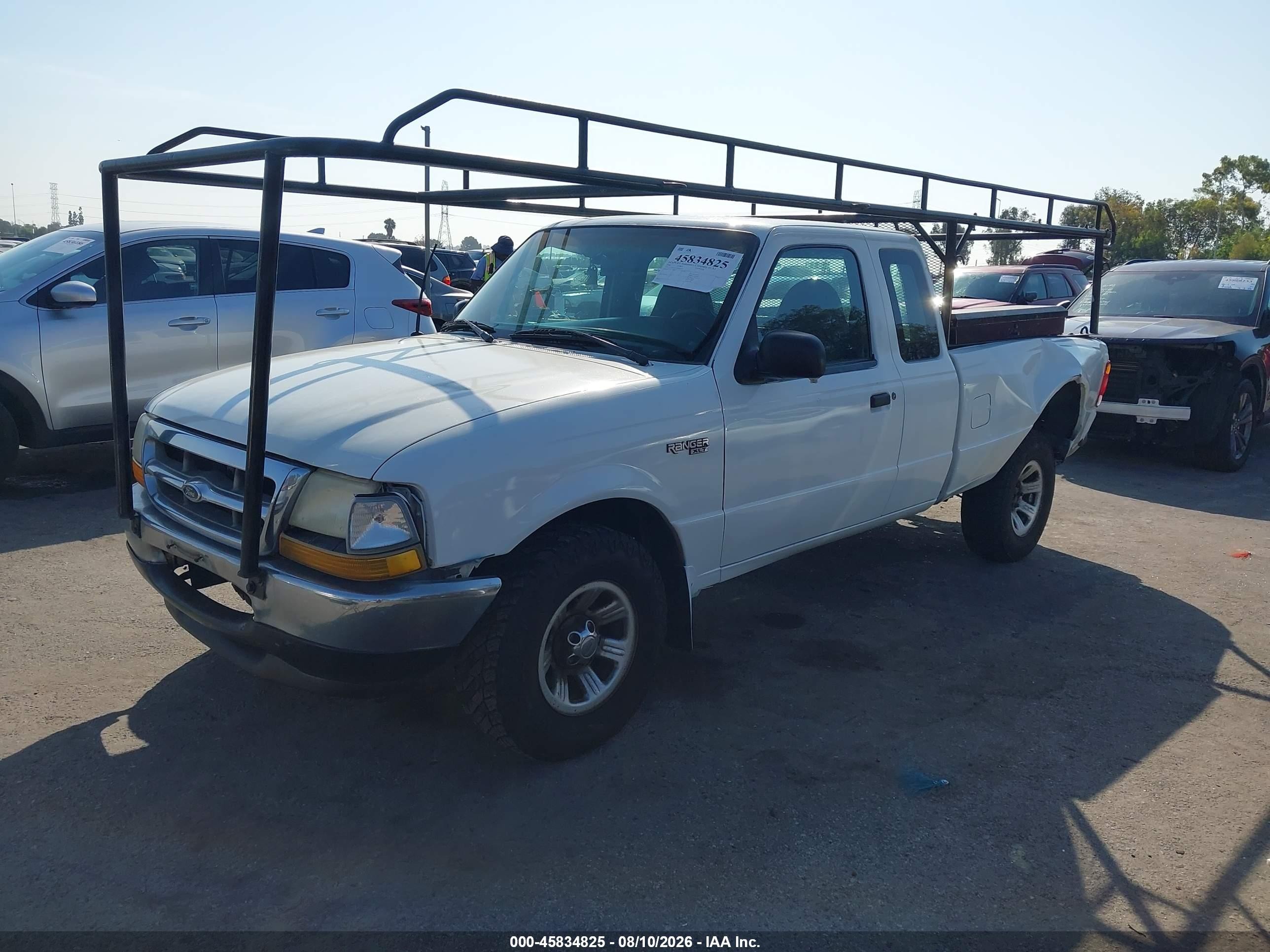 2000 Ford Ranger Xl/xlt White vin: 1FTYR14V2YPB30921