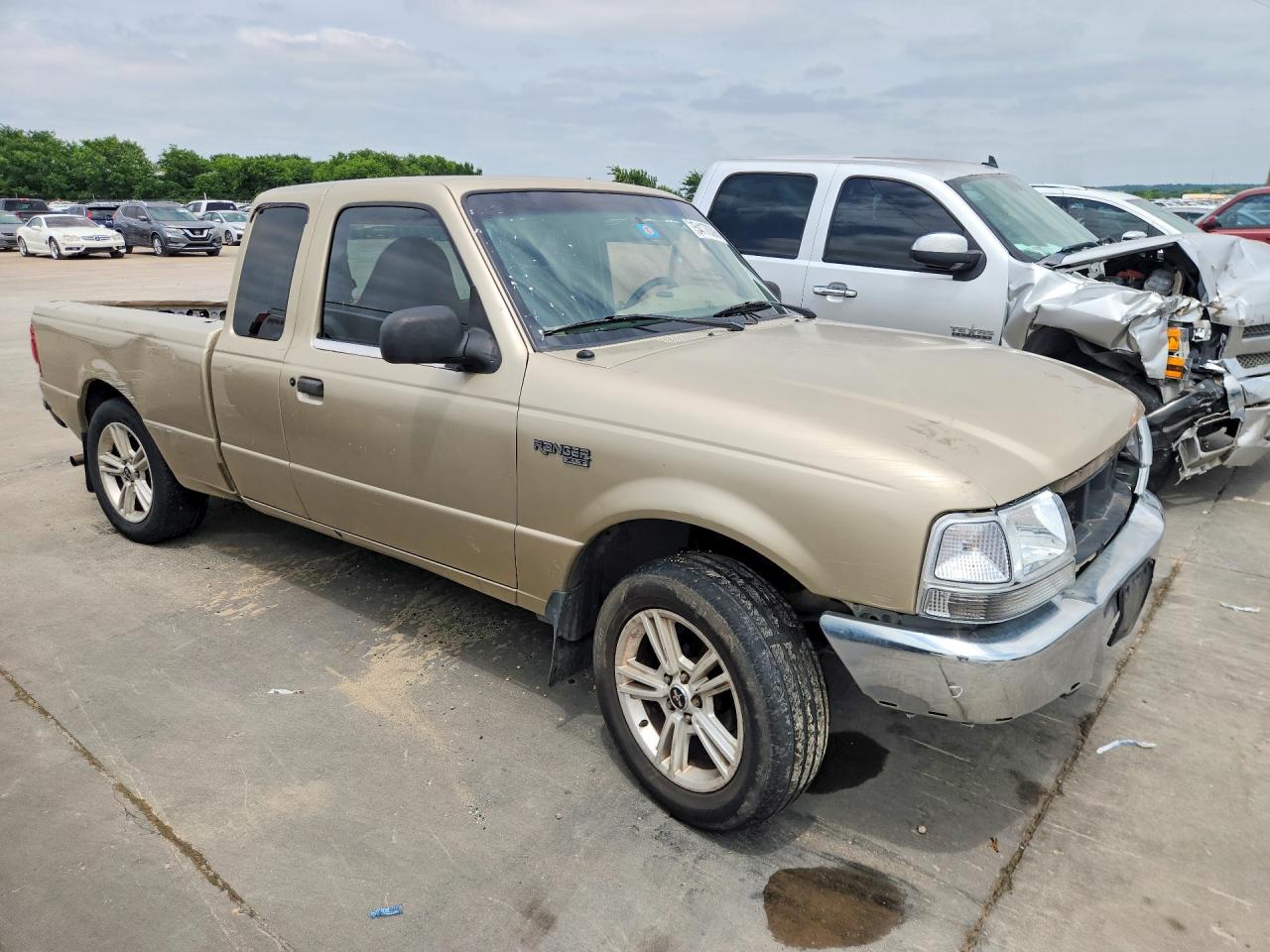 2000 Ford Ranger Super Cab Tan vin: 1FTYR14V2YPB50554