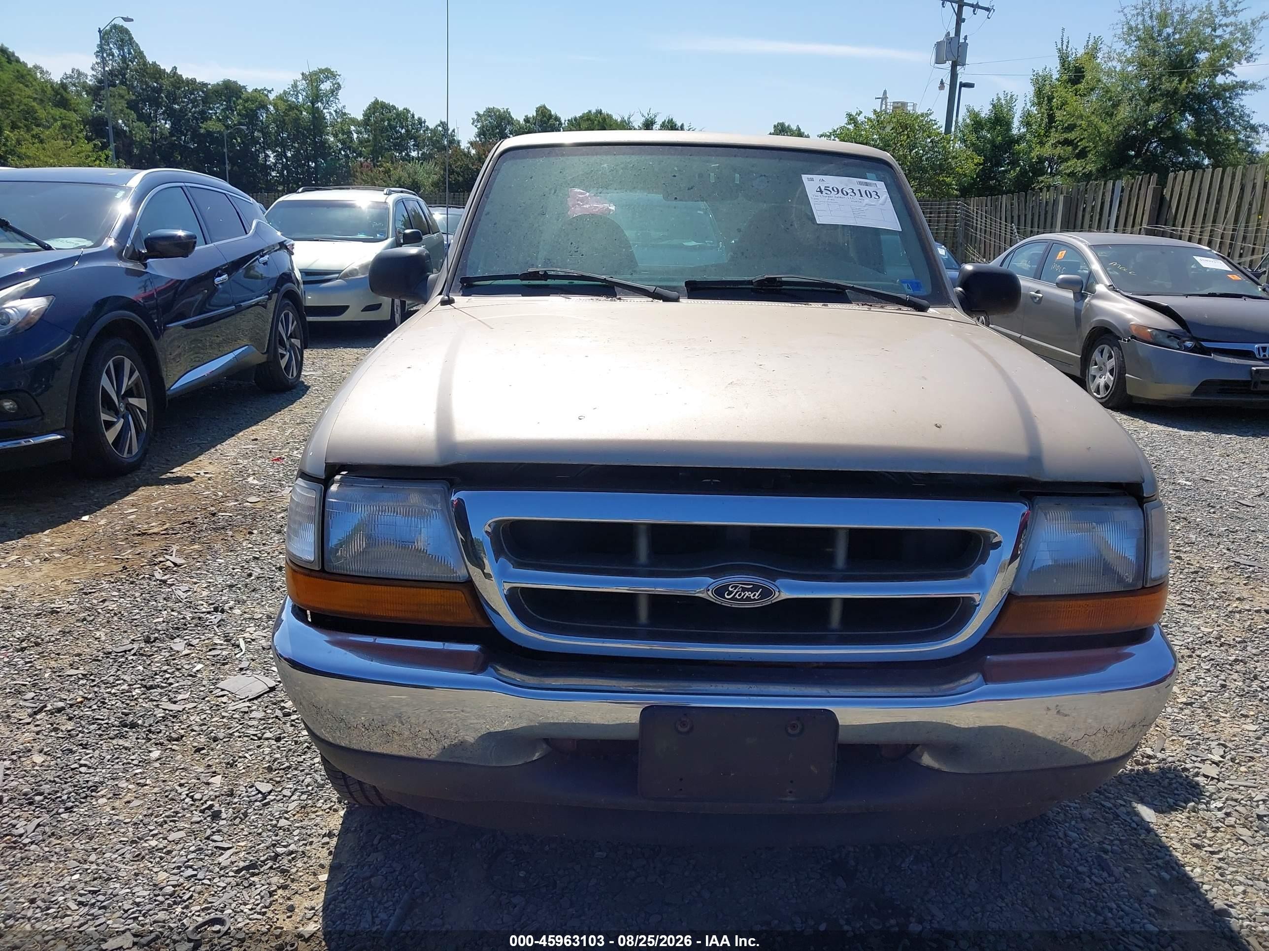 2000 Ford Ranger Xl/xlt Beige vin: 1FTYR14V2YTA24783