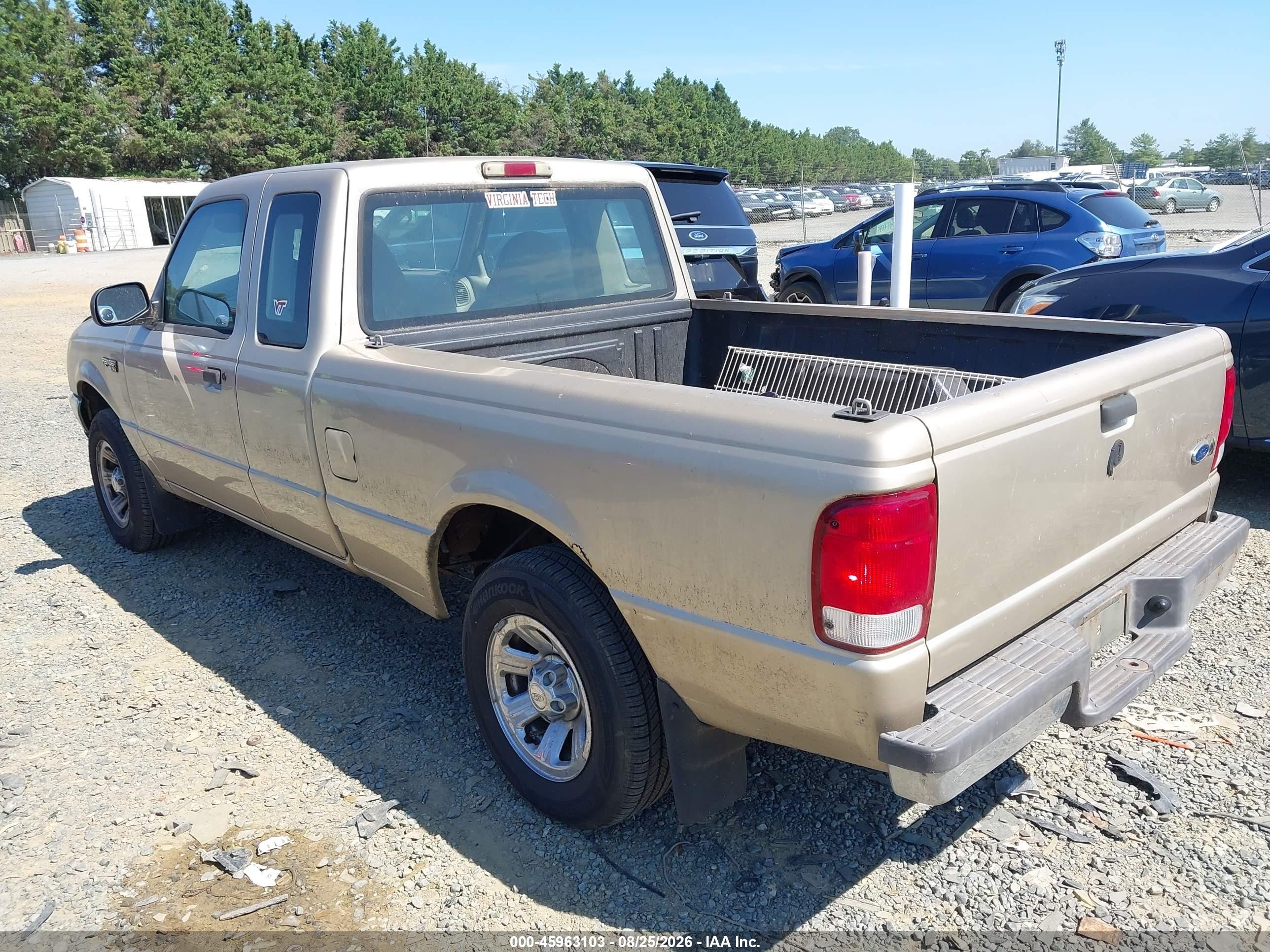 2000 Ford Ranger Xl/xlt Beige vin: 1FTYR14V2YTA24783