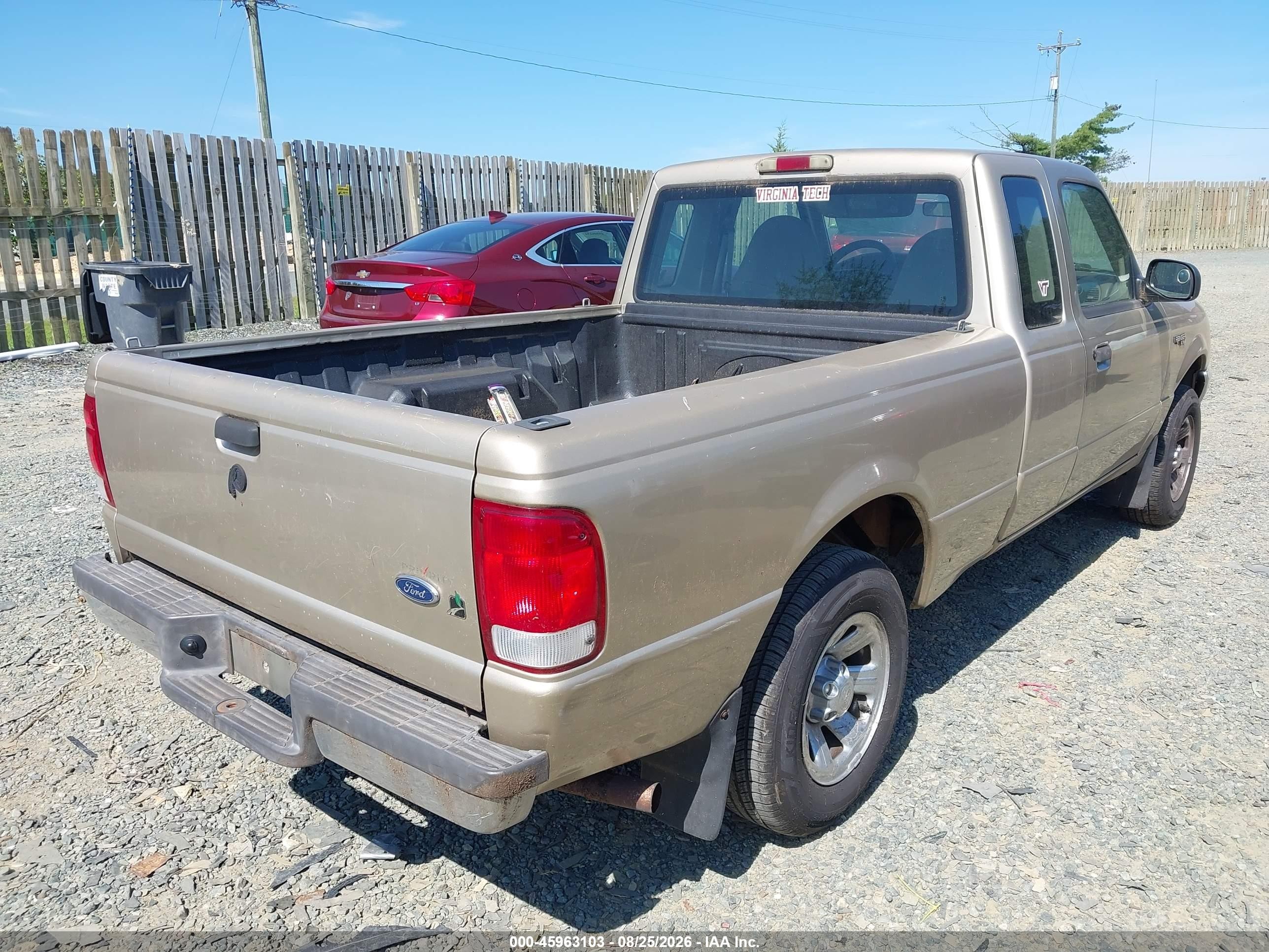 2000 Ford Ranger Xl/xlt Beige vin: 1FTYR14V2YTA24783