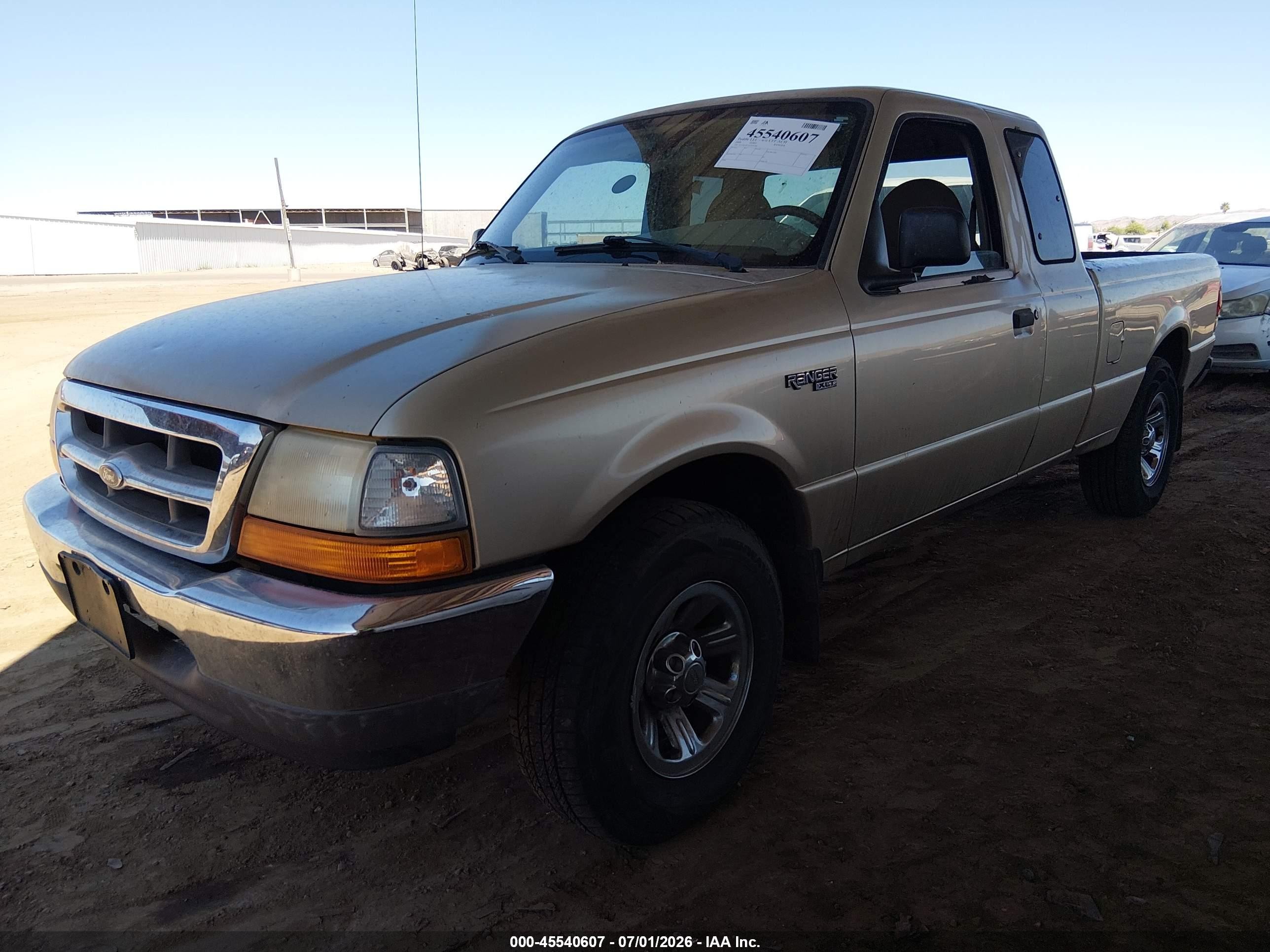 2000 Ford Ranger Xl/xlt Gold vin: 1FTYR14V2YTB24169