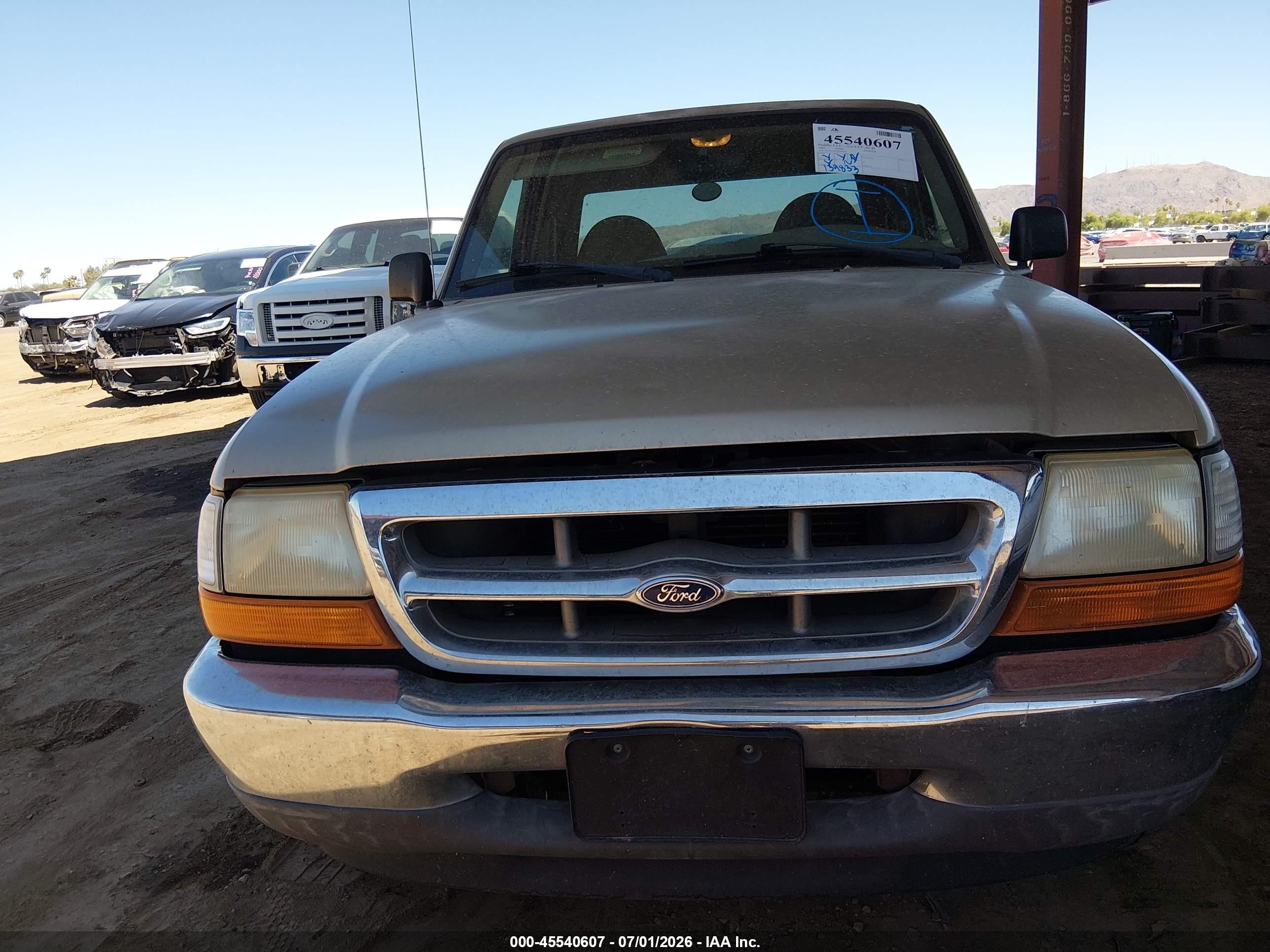 2000 Ford Ranger Xl/xlt Gold vin: 1FTYR14V2YTB24169