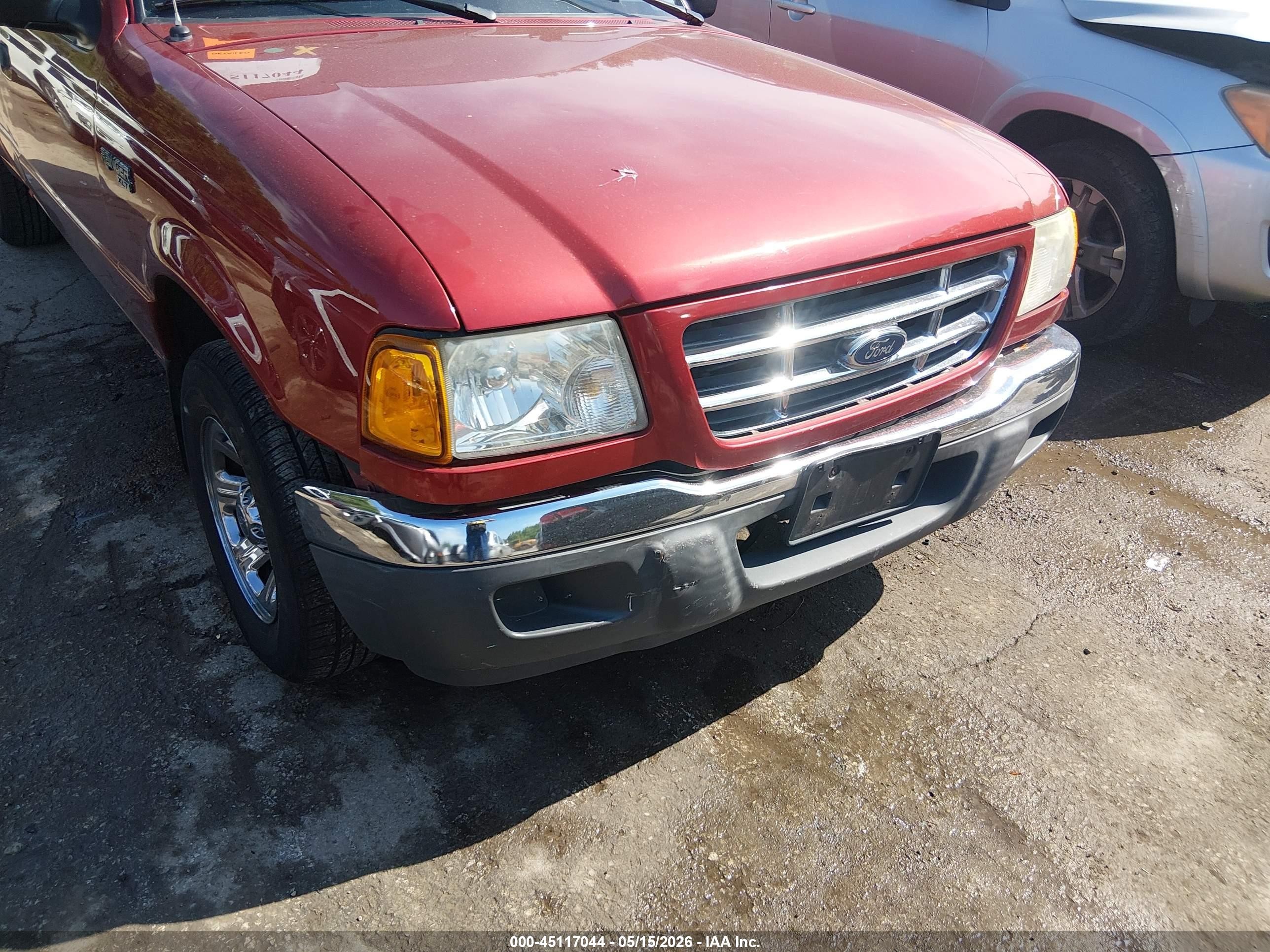 2001 Ford Ranger Edge/xl/xlt Красный vin: 1FTYR14V31PB28469