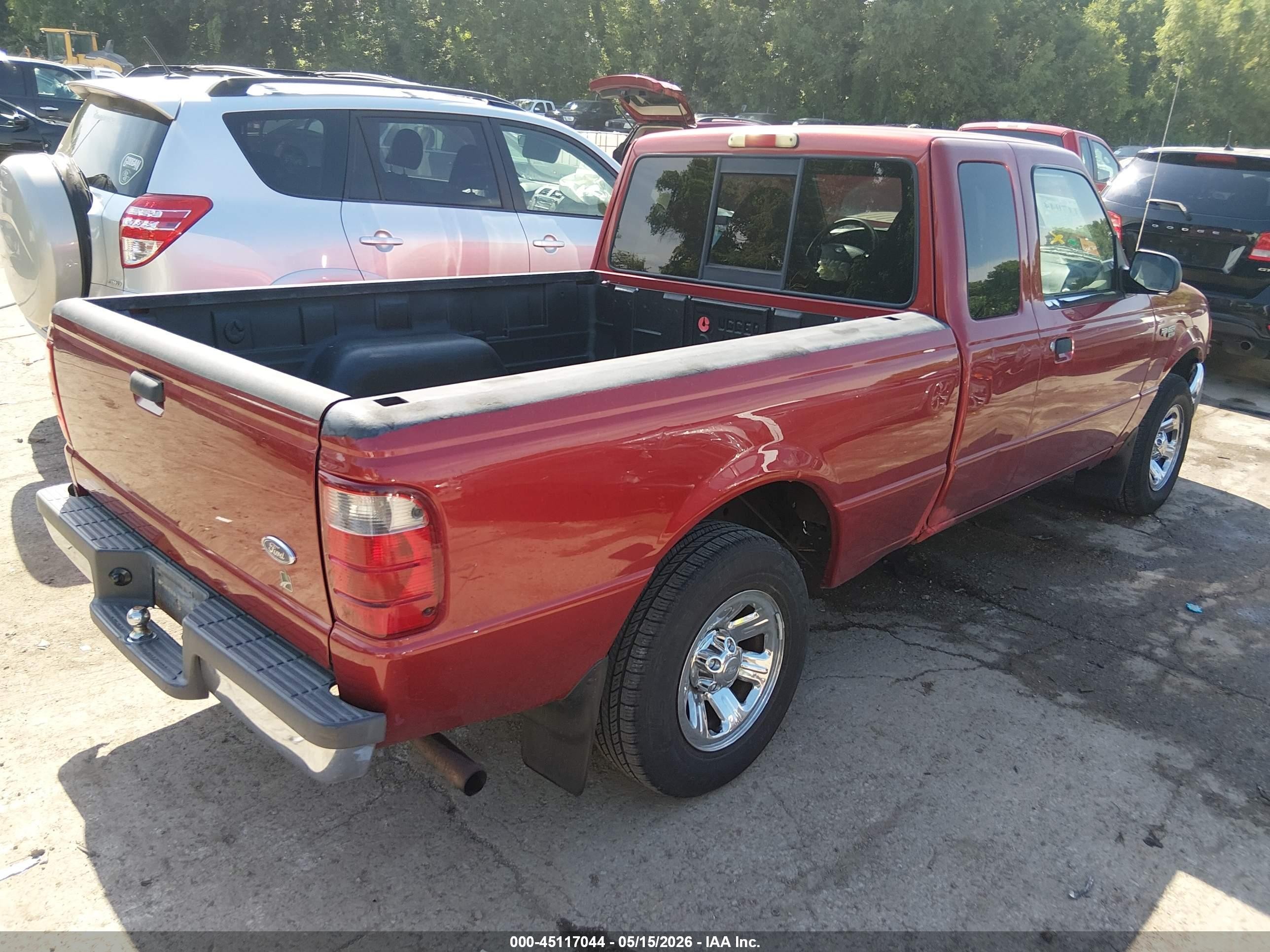 2001 Ford Ranger Edge/xl/xlt Красный vin: 1FTYR14V31PB28469