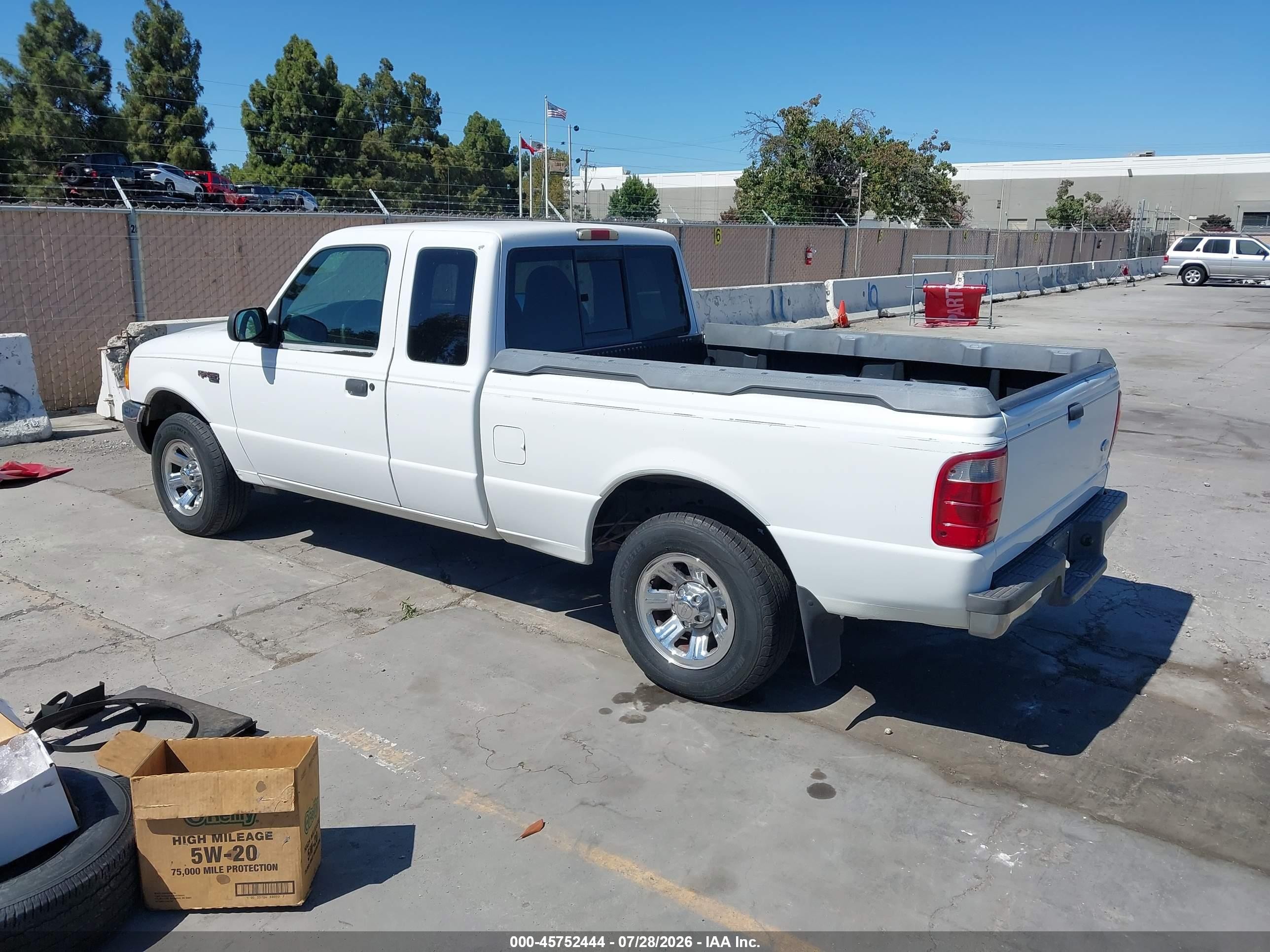 2001 Ford Ranger Edge/xl/xlt White vin: 1FTYR14V31PB38855