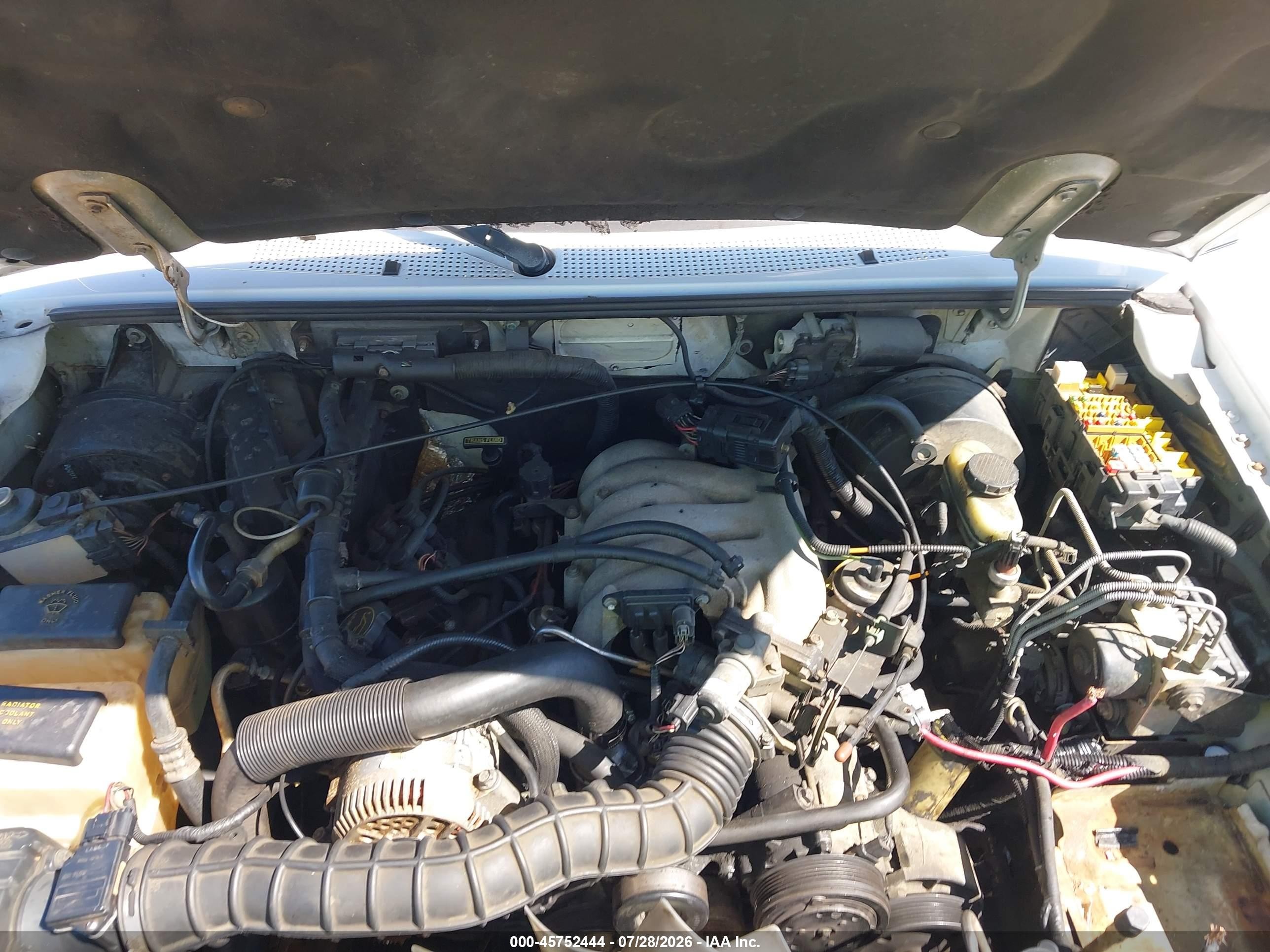 2001 Ford Ranger Edge/xl/xlt White vin: 1FTYR14V31PB38855