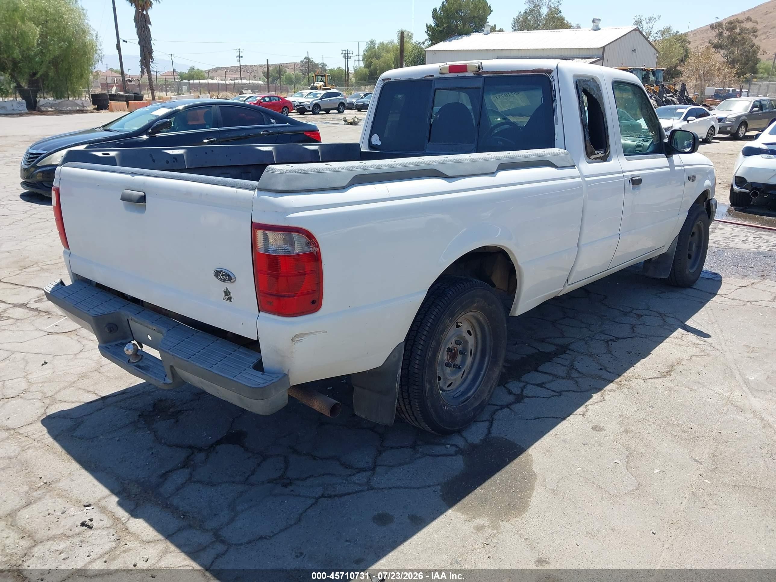 2001 Ford Ranger Edge/xl/xlt White vin: 1FTYR14V31PB40847