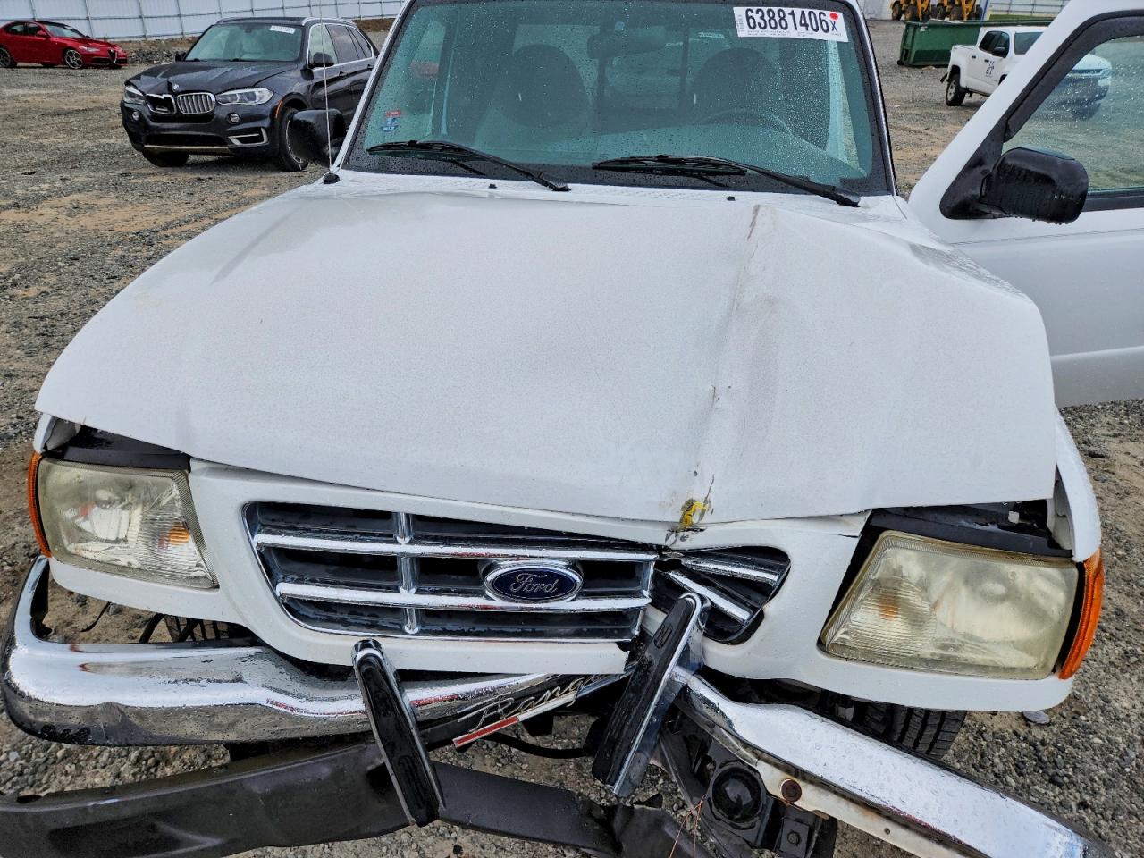 2001 Ford Ranger Super Cab Белый vin: 1FTYR14V31PB50679