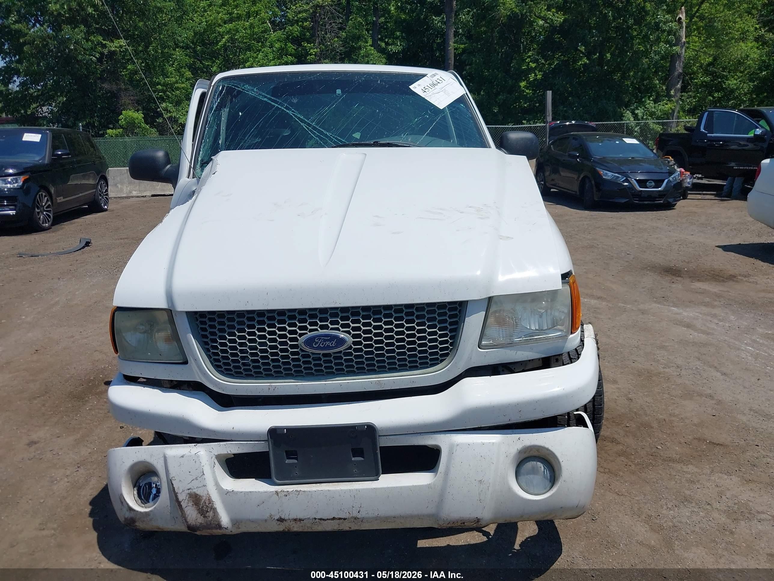 2002 Ford Ranger Edge/tremor/xl/xlt White vin: 1FTYR14V32PB73722