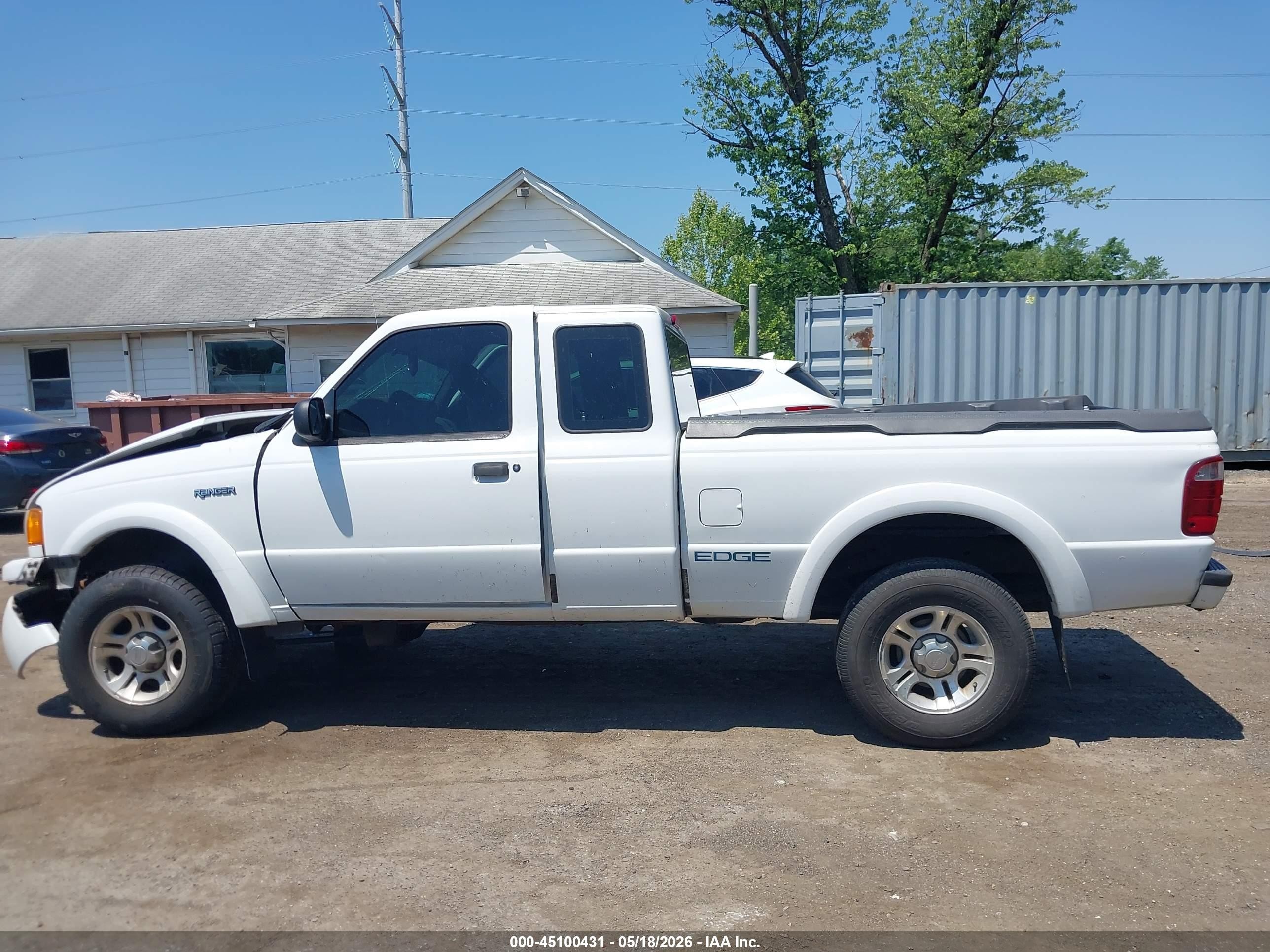 2002 Ford Ranger Edge/tremor/xl/xlt White vin: 1FTYR14V32PB73722