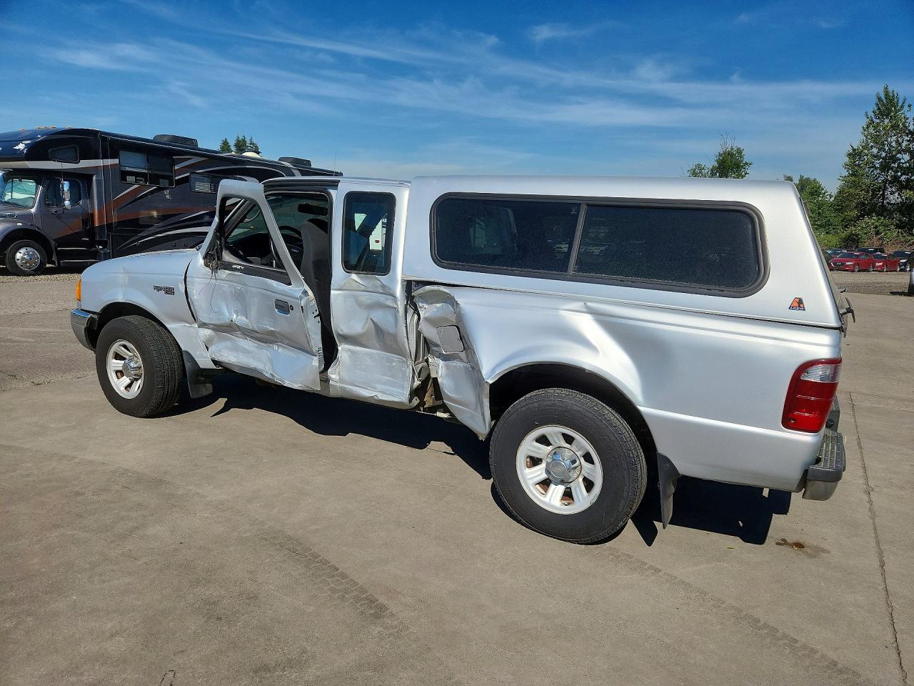 2003 Ford Ranger Super Cab Silver vin: 1FTYR14V33PA50004