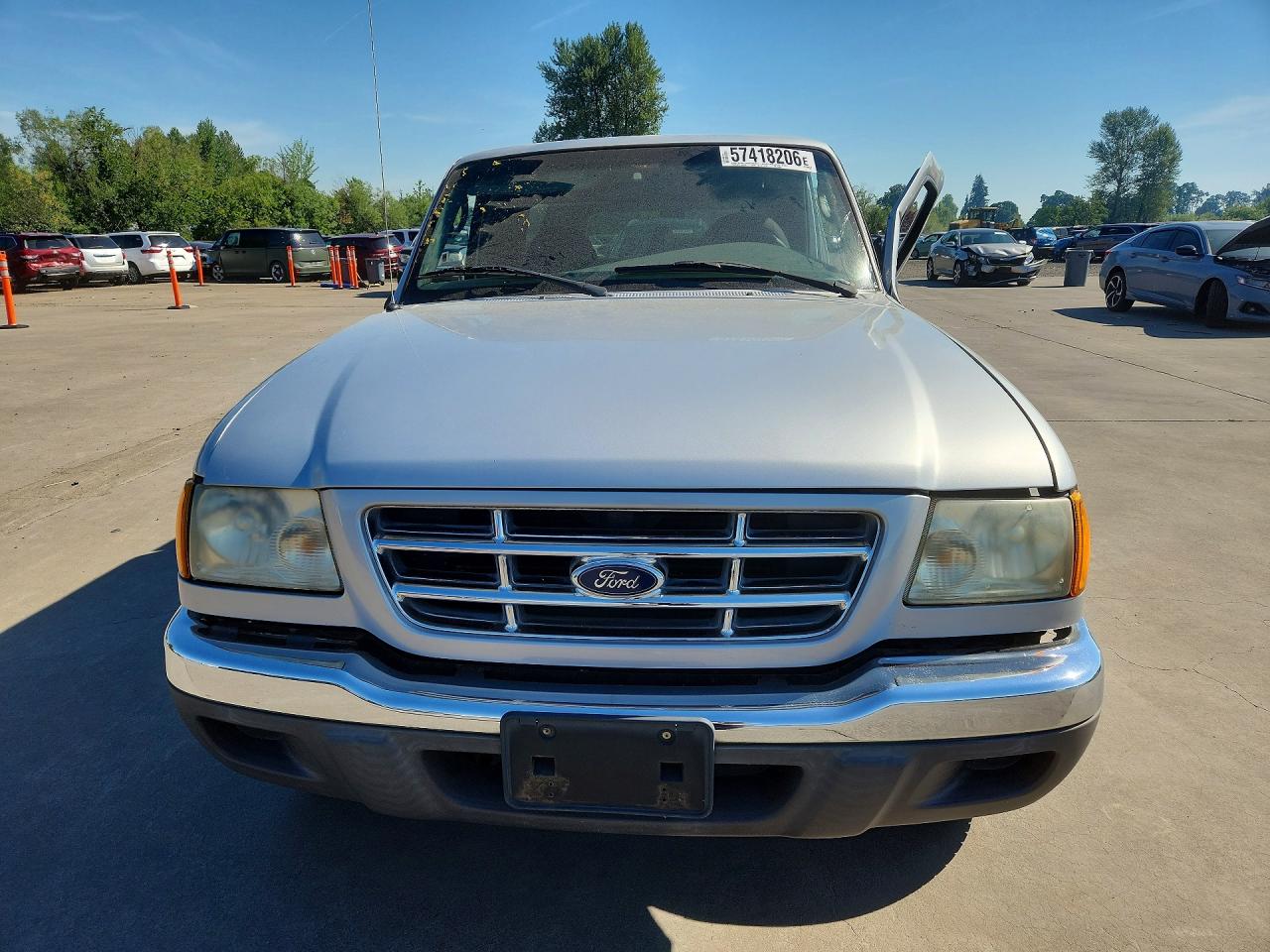 2003 Ford Ranger Super Cab Silver vin: 1FTYR14V33PA50004