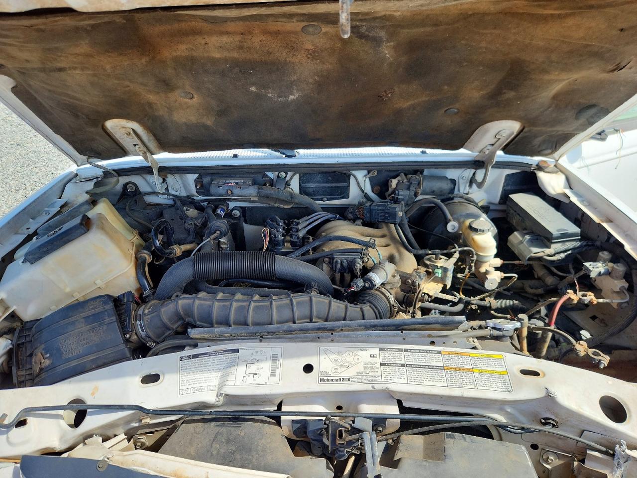 1999 Ford Ranger Super Cab White vin: 1FTYR14V3XPB12765