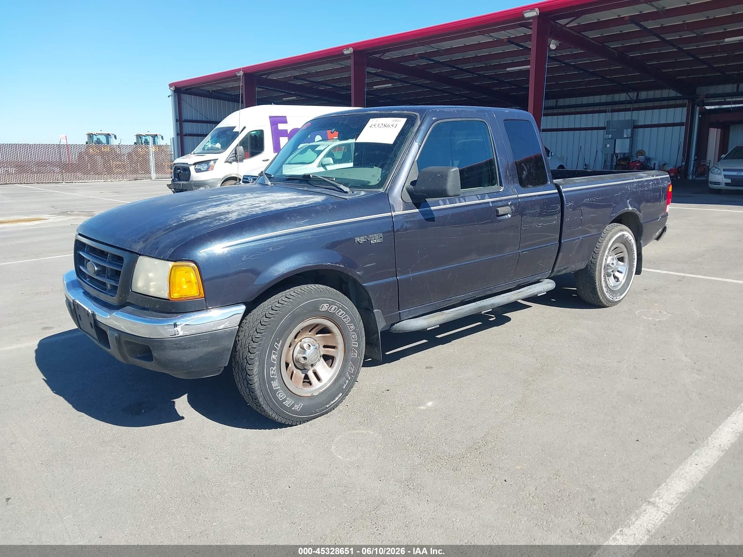 1999 Ford Ranger Xl/xlt Blue vin: 1FTYR14V3XPB21787