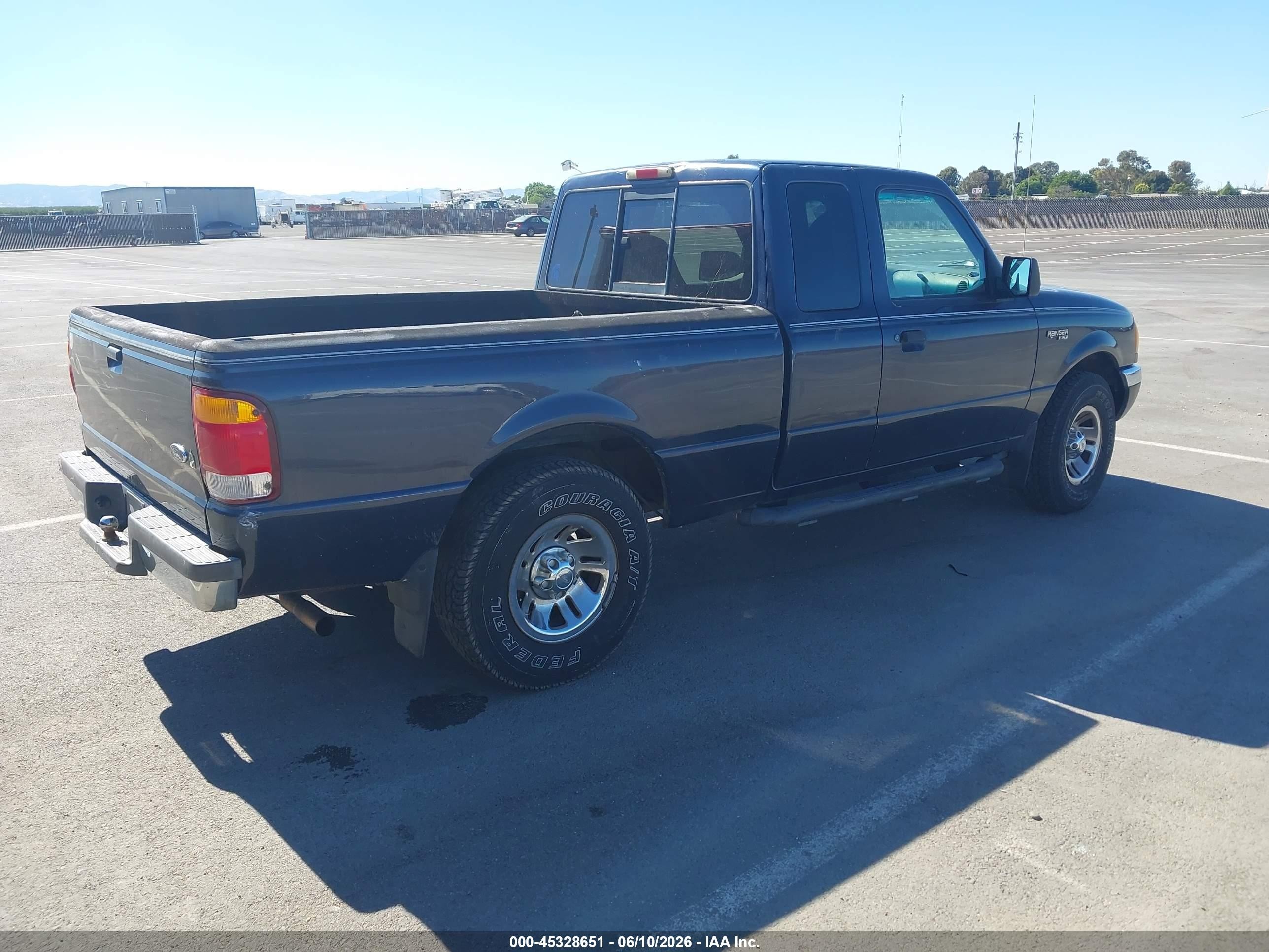 1999 Ford Ranger Xl/xlt Blue vin: 1FTYR14V3XPB21787