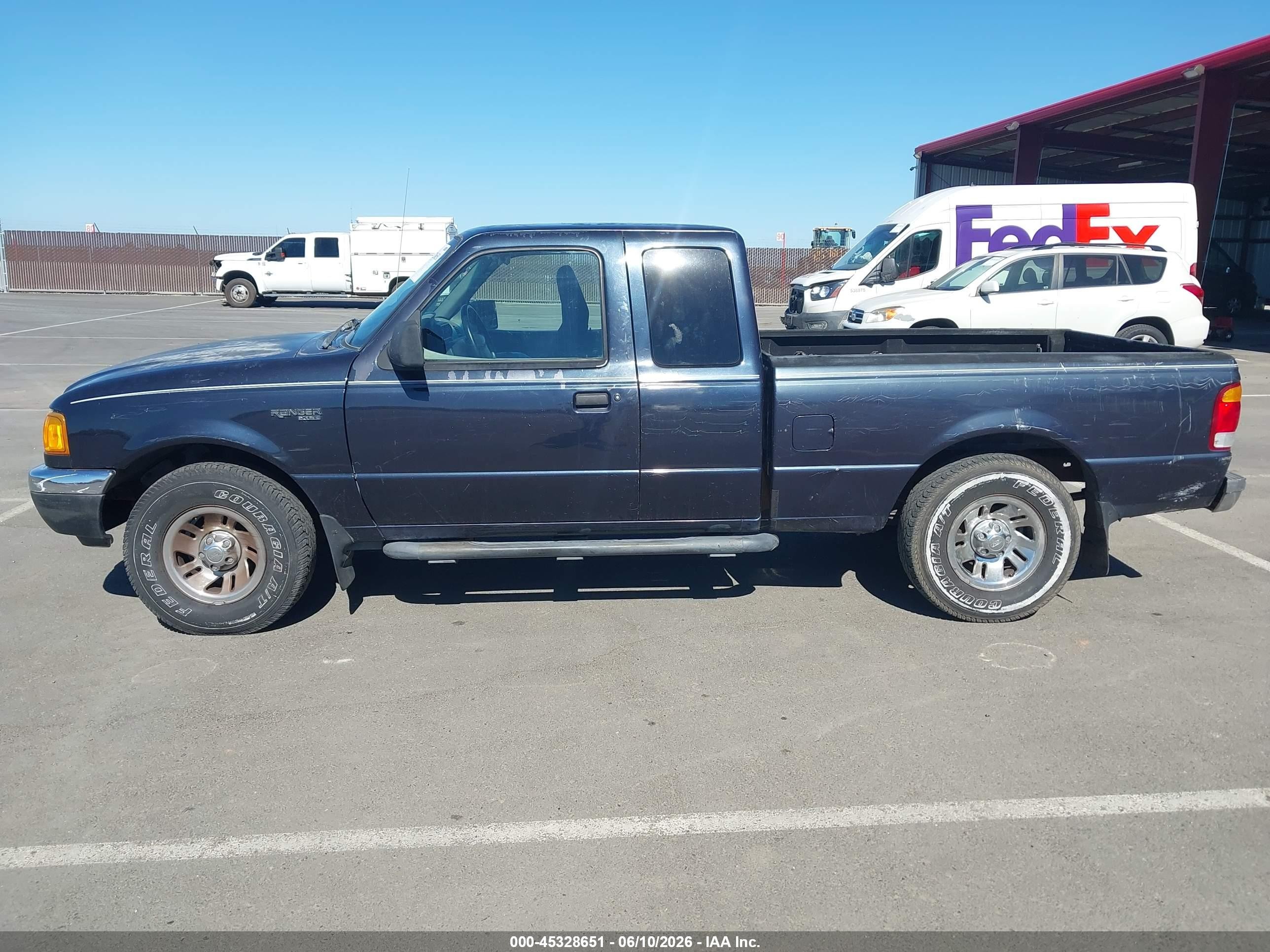 1999 Ford Ranger Xl/xlt Blue vin: 1FTYR14V3XPB21787
