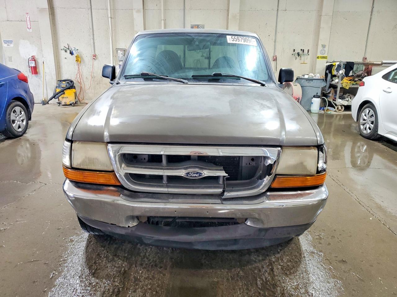 1999 Ford Ranger Super Cab Gray vin: 1FTYR14V3XTA80942