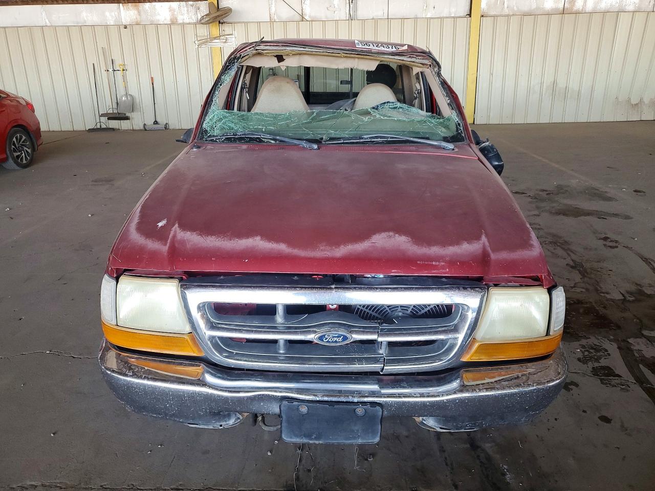 1999 Ford Ranger Super Cab Red vin: 1FTYR14V4XPB35665