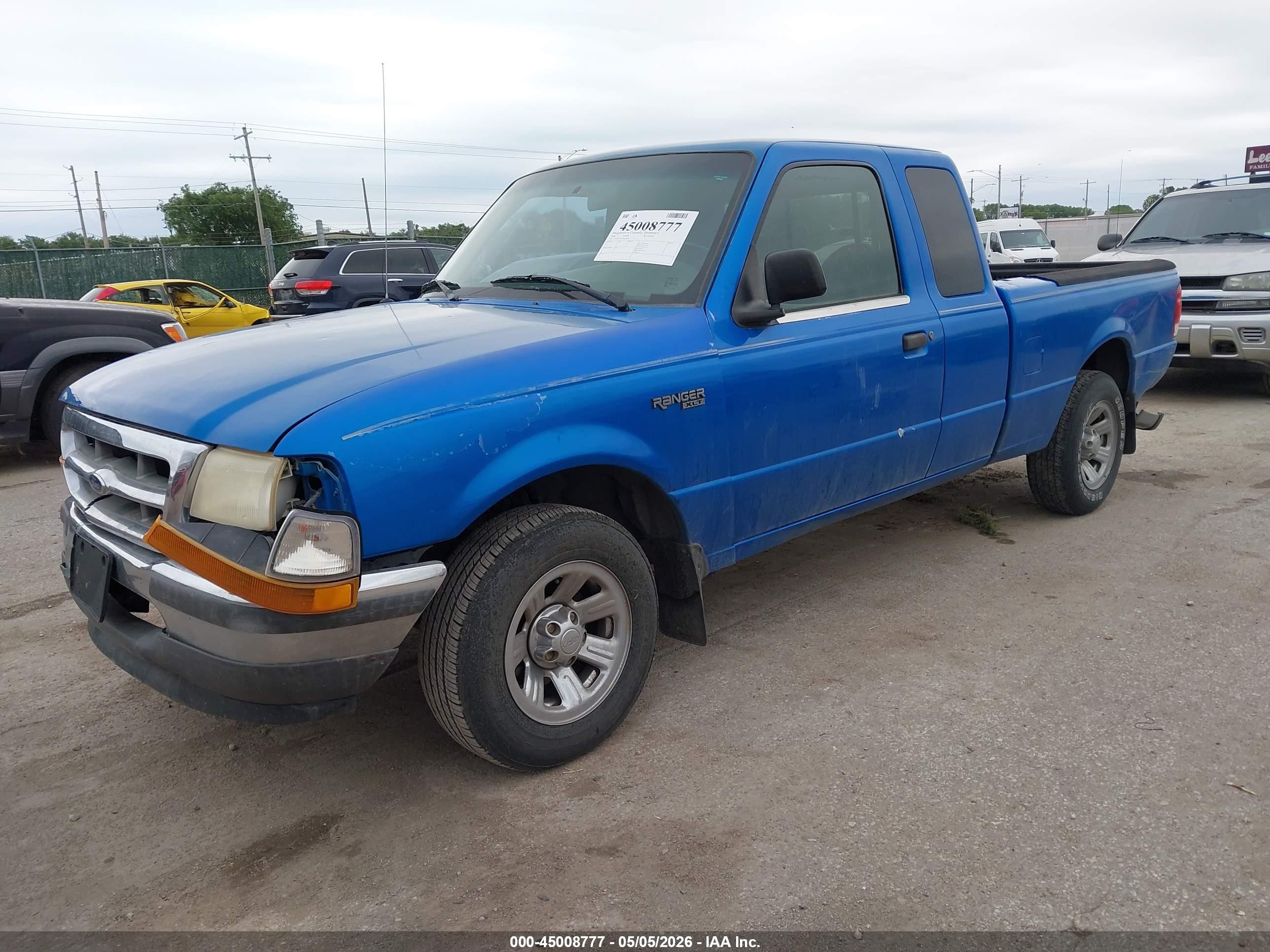 2000 Ford Ranger Xl/xlt Blue vin: 1FTYR14V4YPA40461