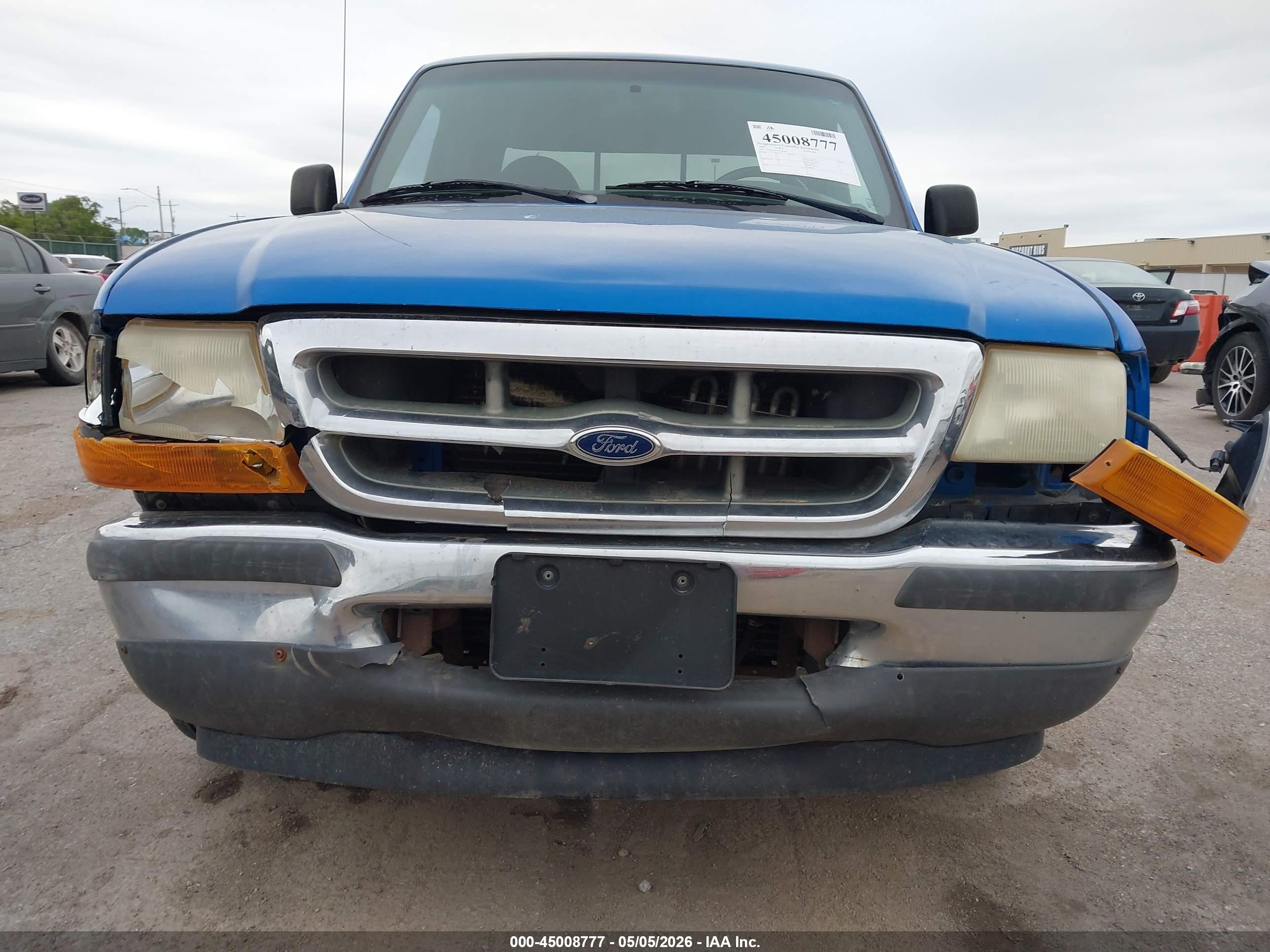 2000 Ford Ranger Xl/xlt Blue vin: 1FTYR14V4YPA40461