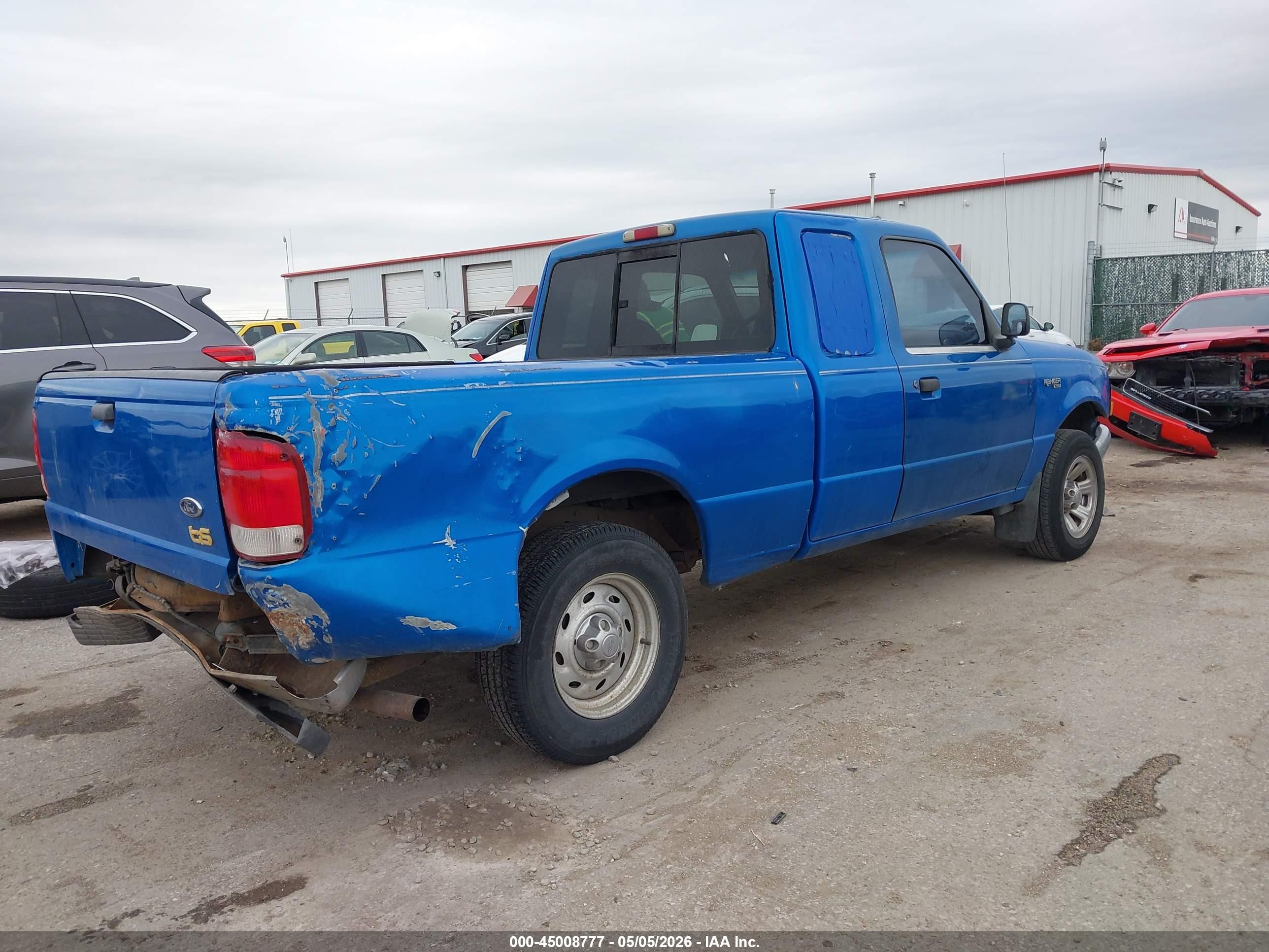 2000 Ford Ranger Xl/xlt Blue vin: 1FTYR14V4YPA40461