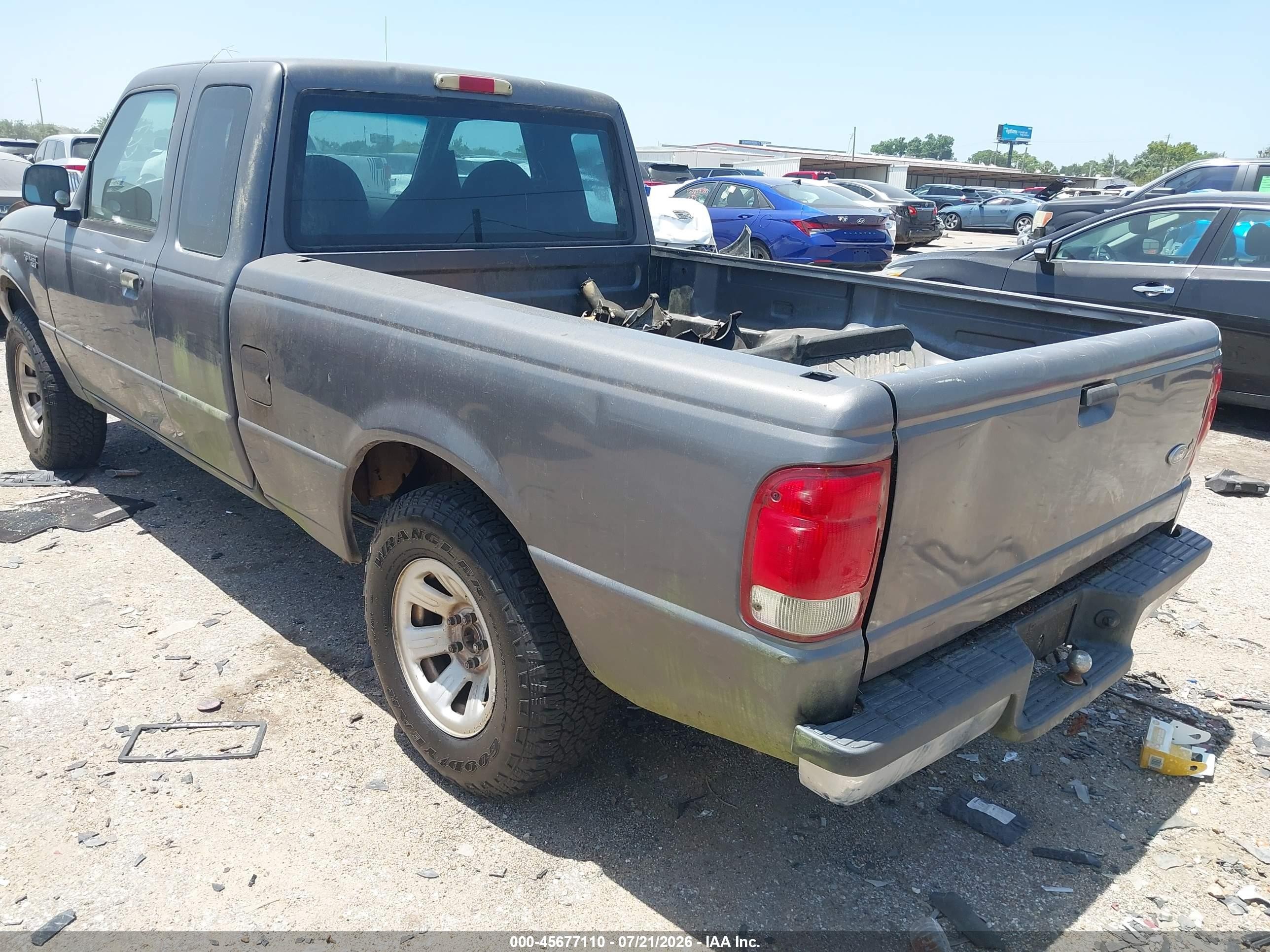 2000 Ford Ranger Xl/xlt Gray vin: 1FTYR14V4YPA64470