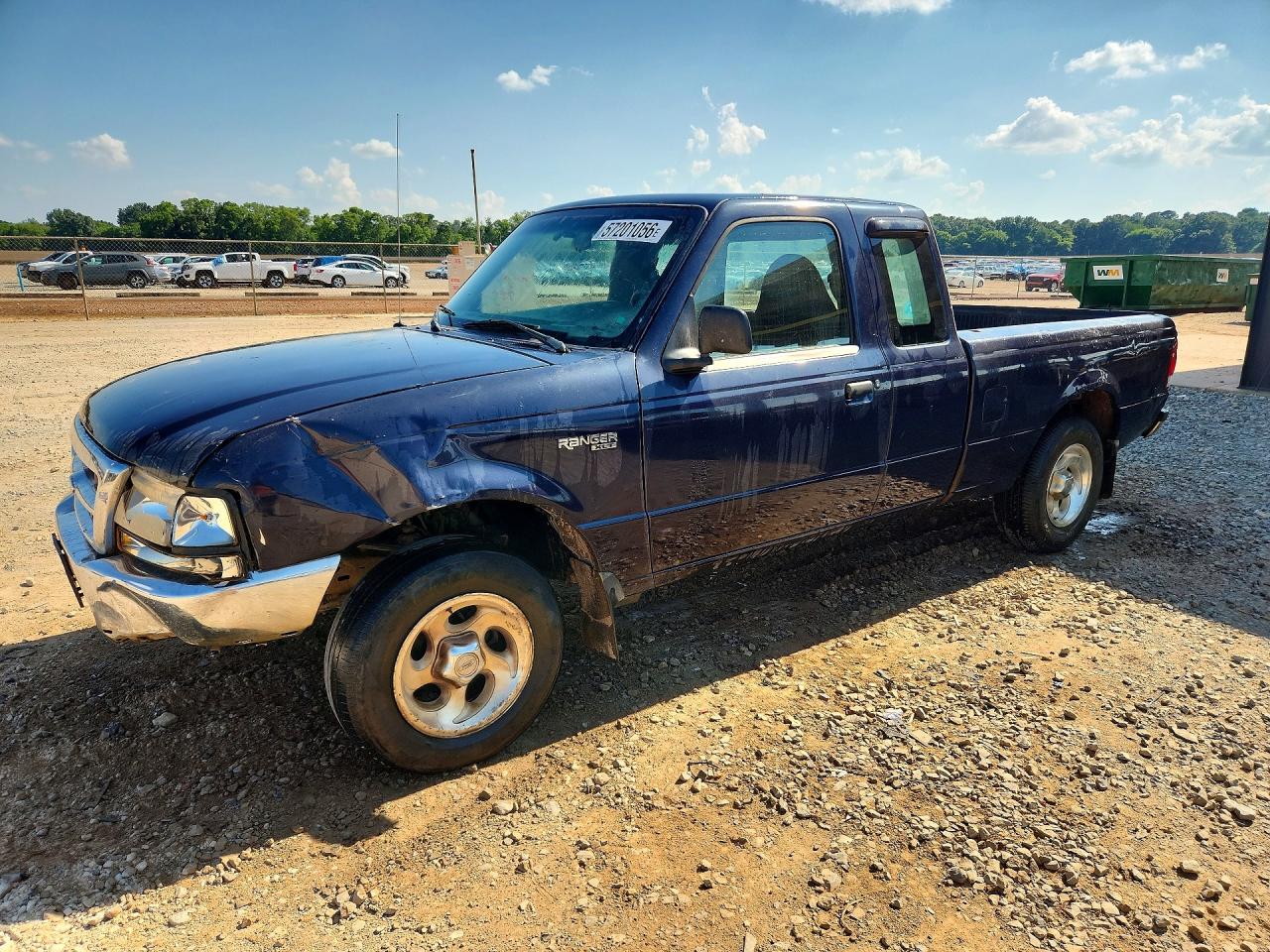2000 Ford Ranger Super Cab Blue vin: 1FTYR14V4YTA34344