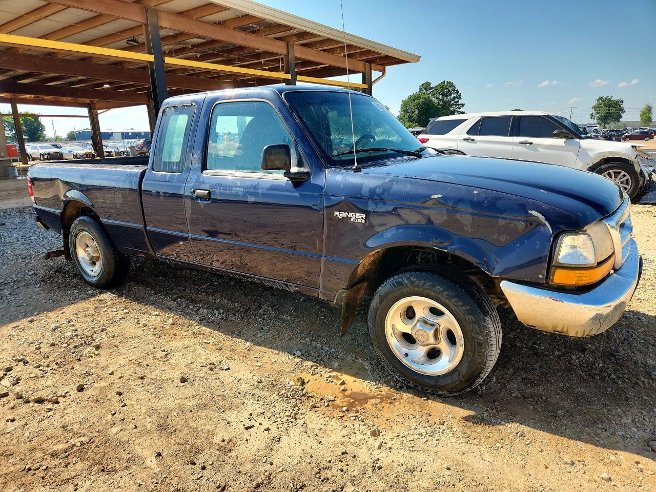 2000 Ford Ranger Super Cab Blue vin: 1FTYR14V4YTA34344