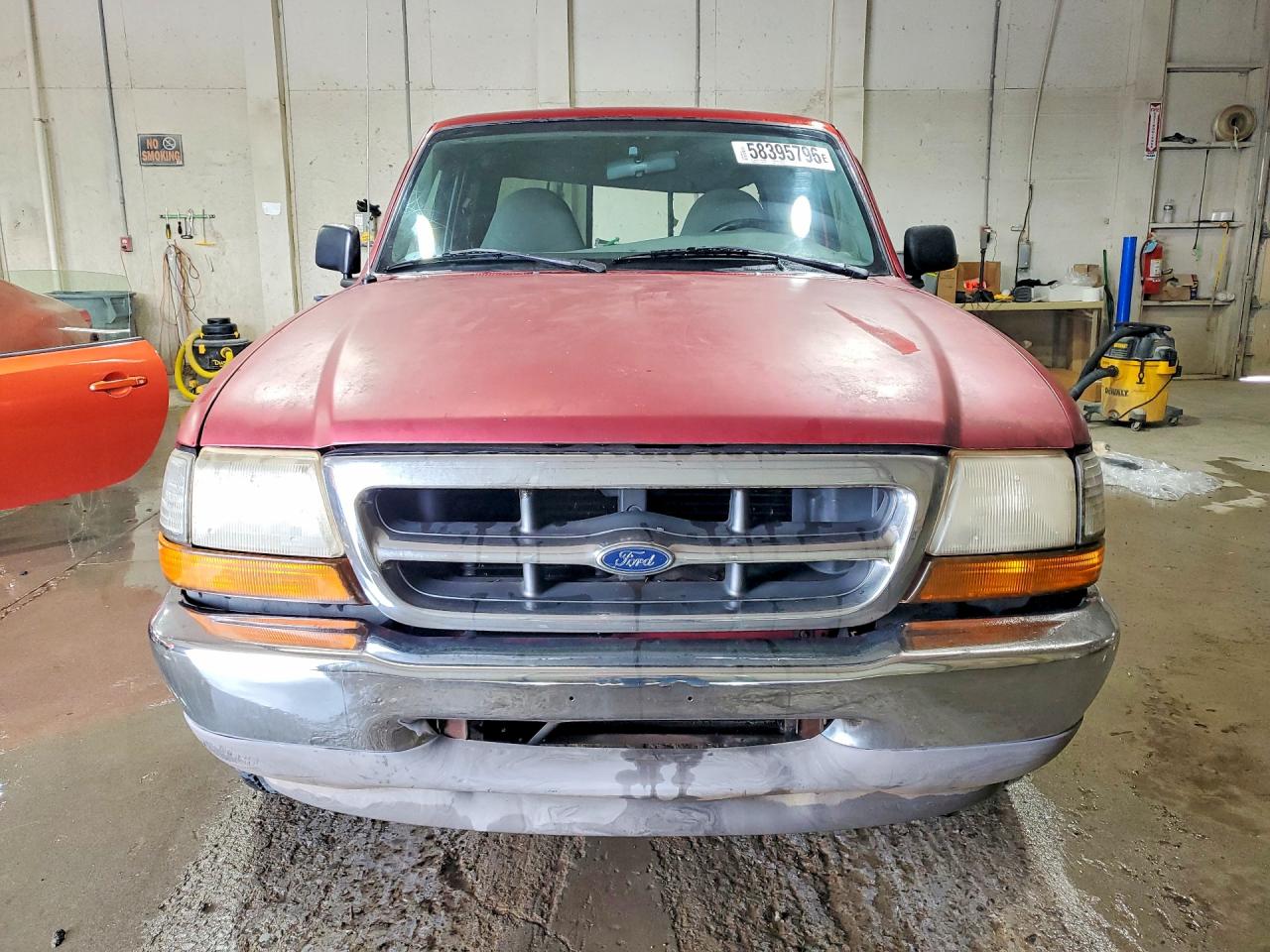 2000 Ford Ranger Super Cab Burgundy vin: 1FTYR14V4YTA86587