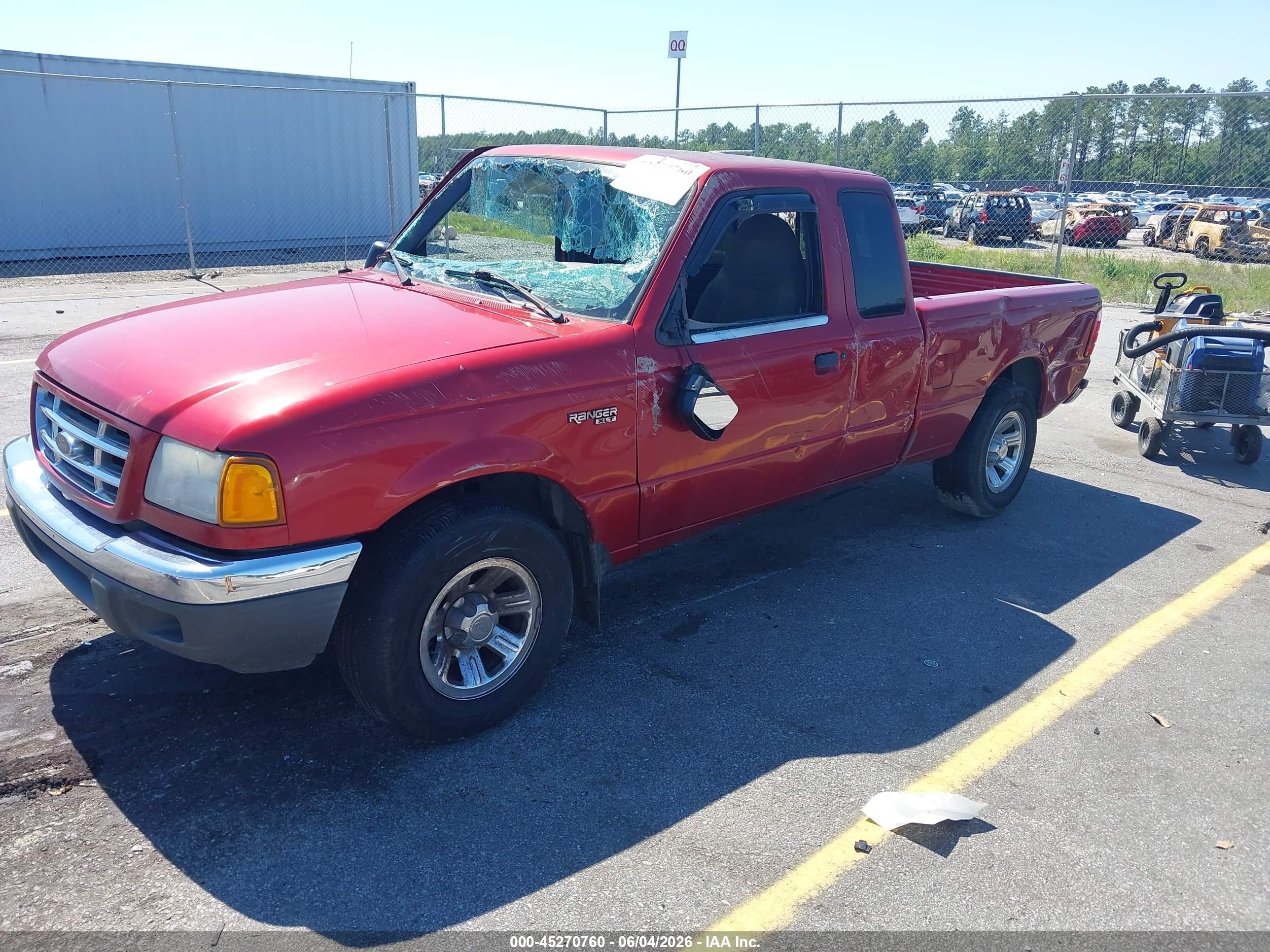 2001 Ford Ranger Edge/xl/xlt Красный vin: 1FTYR14V51PB20146