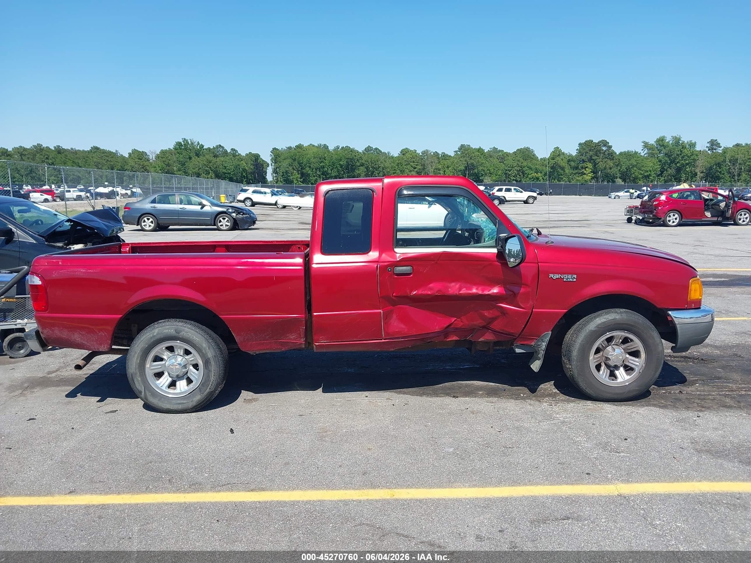 2001 Ford Ranger Edge/xl/xlt Красный vin: 1FTYR14V51PB20146