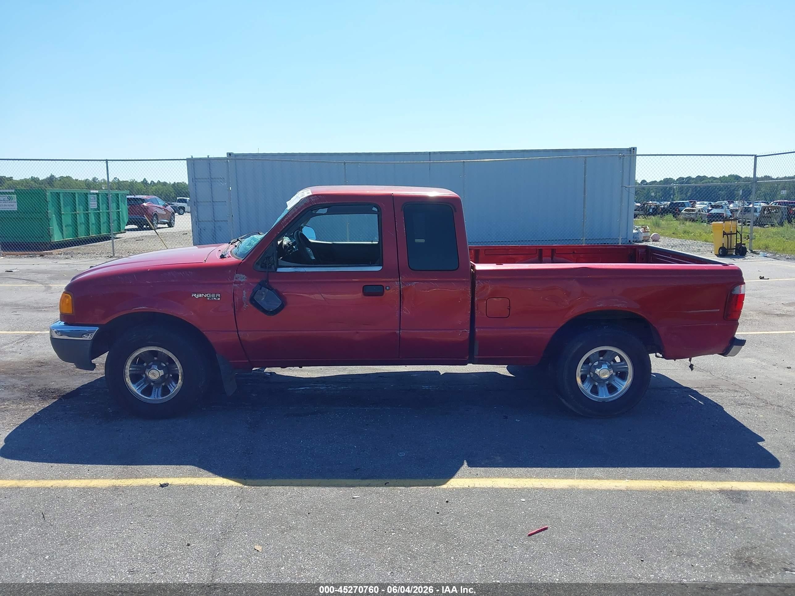 2001 Ford Ranger Edge/xl/xlt Красный vin: 1FTYR14V51PB20146