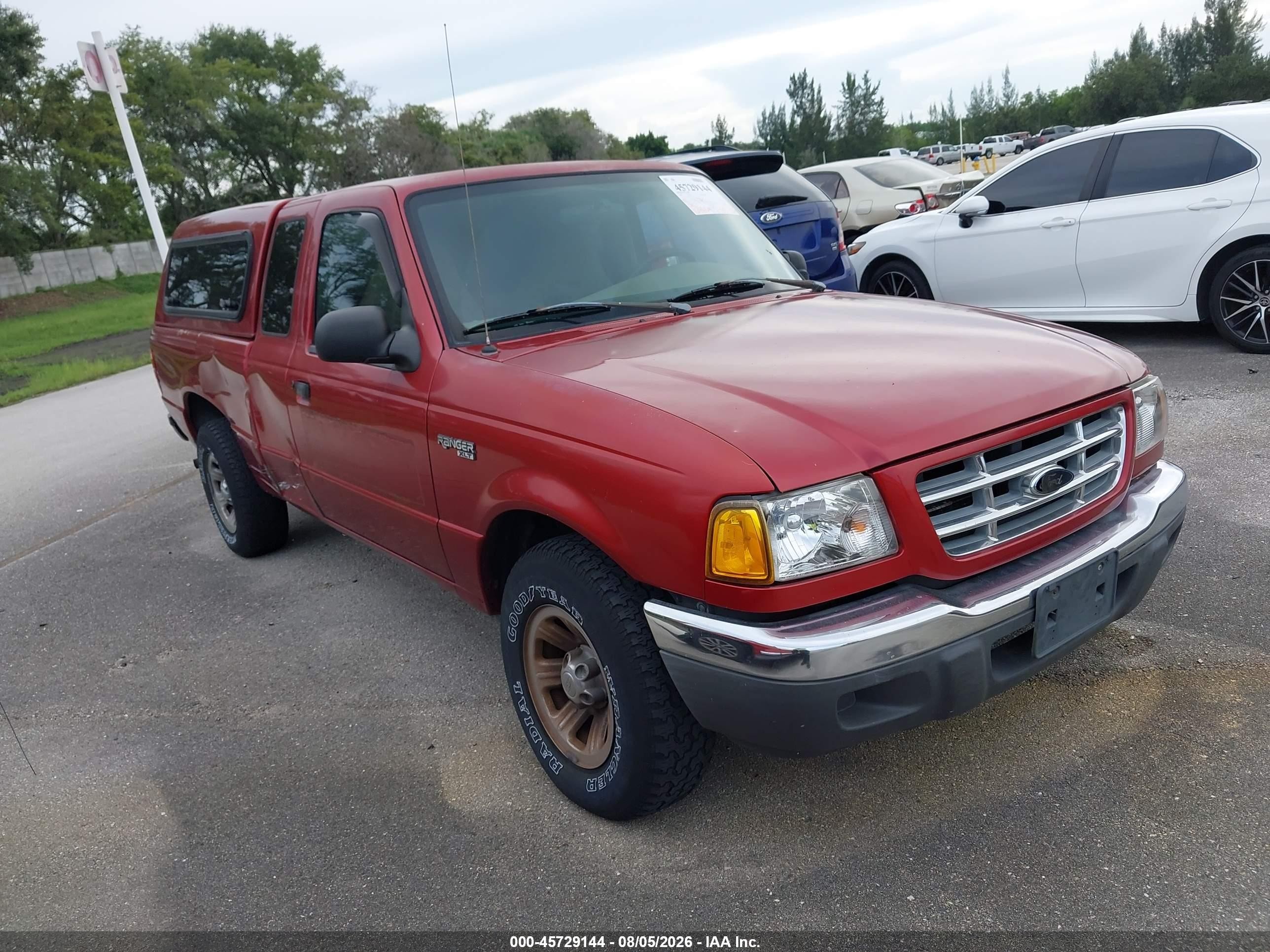 2002 Ford Ranger Edge/tremor/xl/xlt Red vin: 1FTYR14V52PB55304