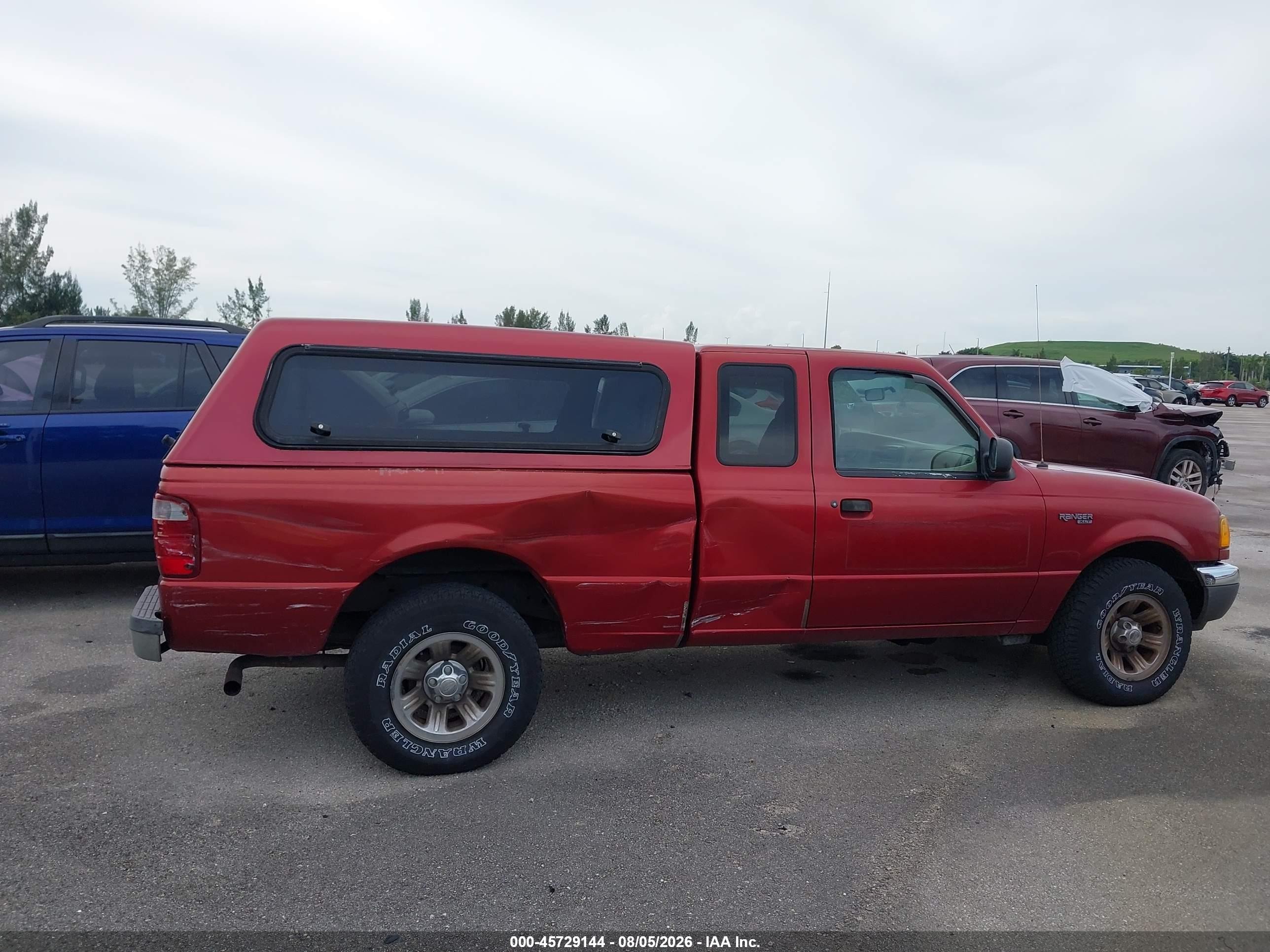 2002 Ford Ranger Edge/tremor/xl/xlt Red vin: 1FTYR14V52PB55304