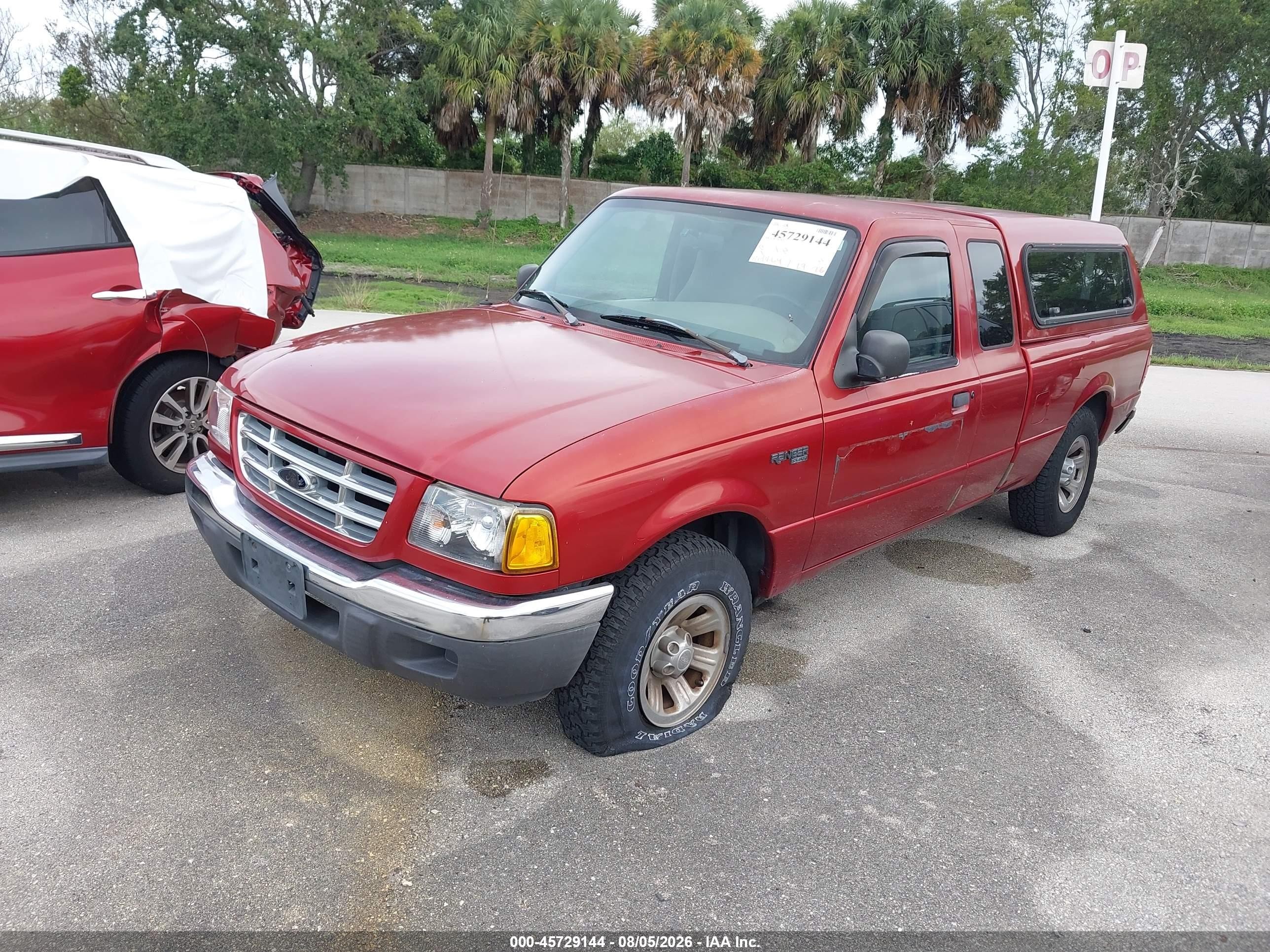 2002 Ford Ranger Edge/tremor/xl/xlt Red vin: 1FTYR14V52PB55304