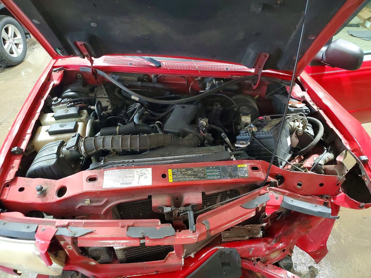 2003 Ford Ranger Super Cab Red vin: 1FTYR14V53PA88088
