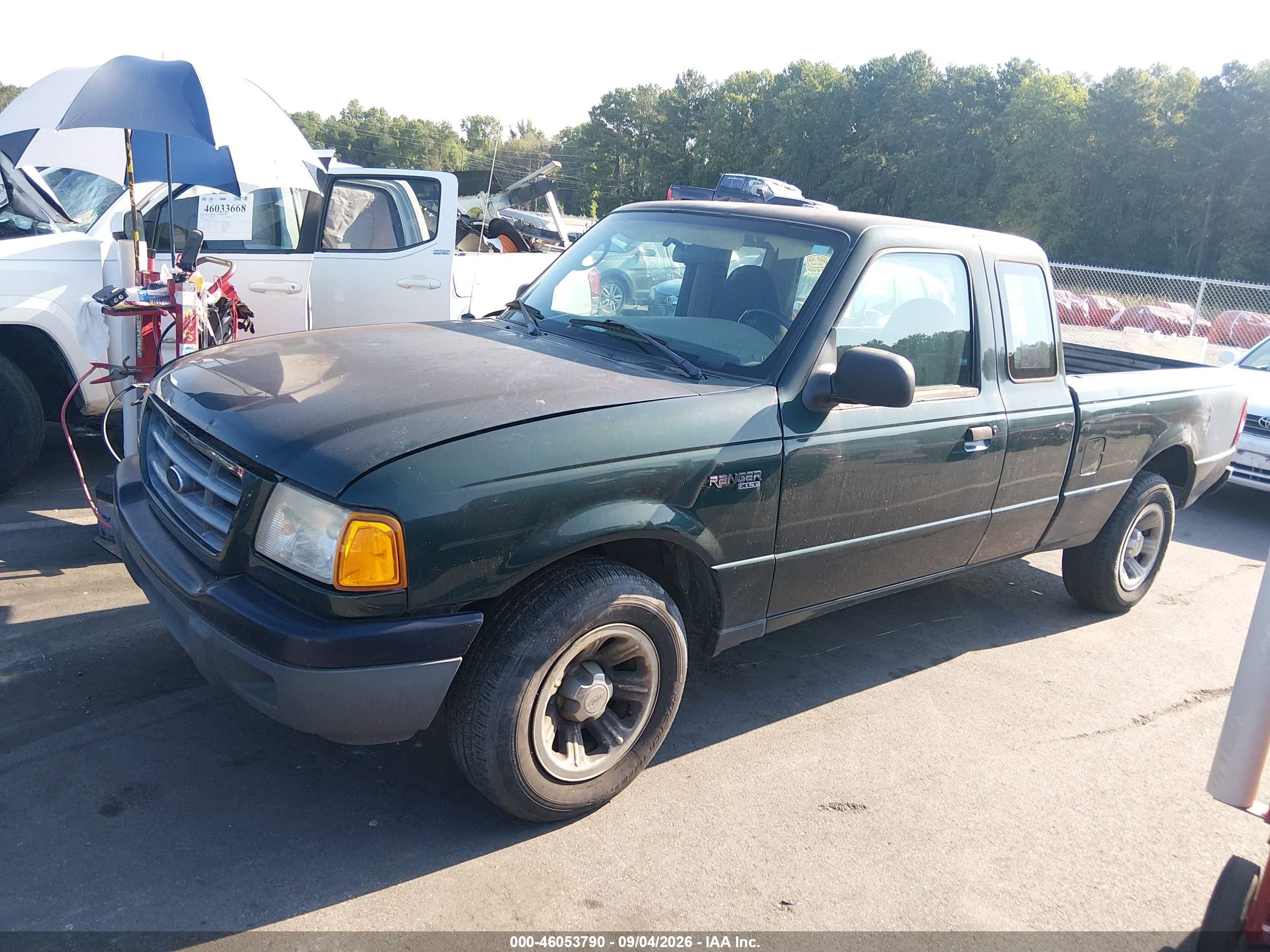 2003 Ford Ranger Edge/tremor/xl/xlt Green vin: 1FTYR14V53PA97356