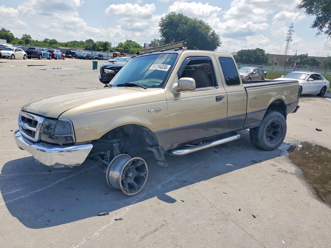 1999 Ford Ranger Super Cab Cream vin: 1FTYR14V5XPB93607